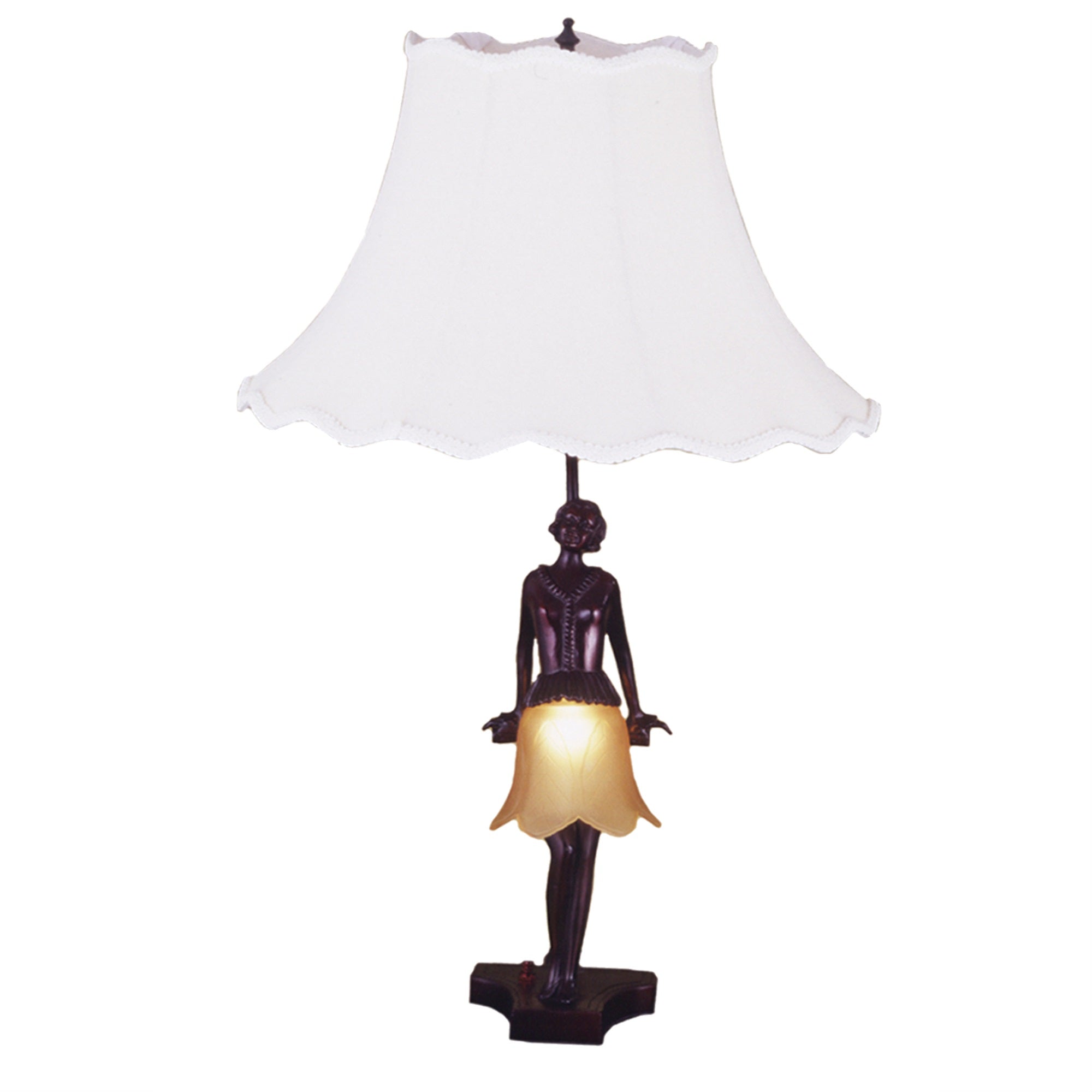 Meyda Tiffany Lighting Fixture, 17in Height, Bronze/Dark, Model 24172, Metal
