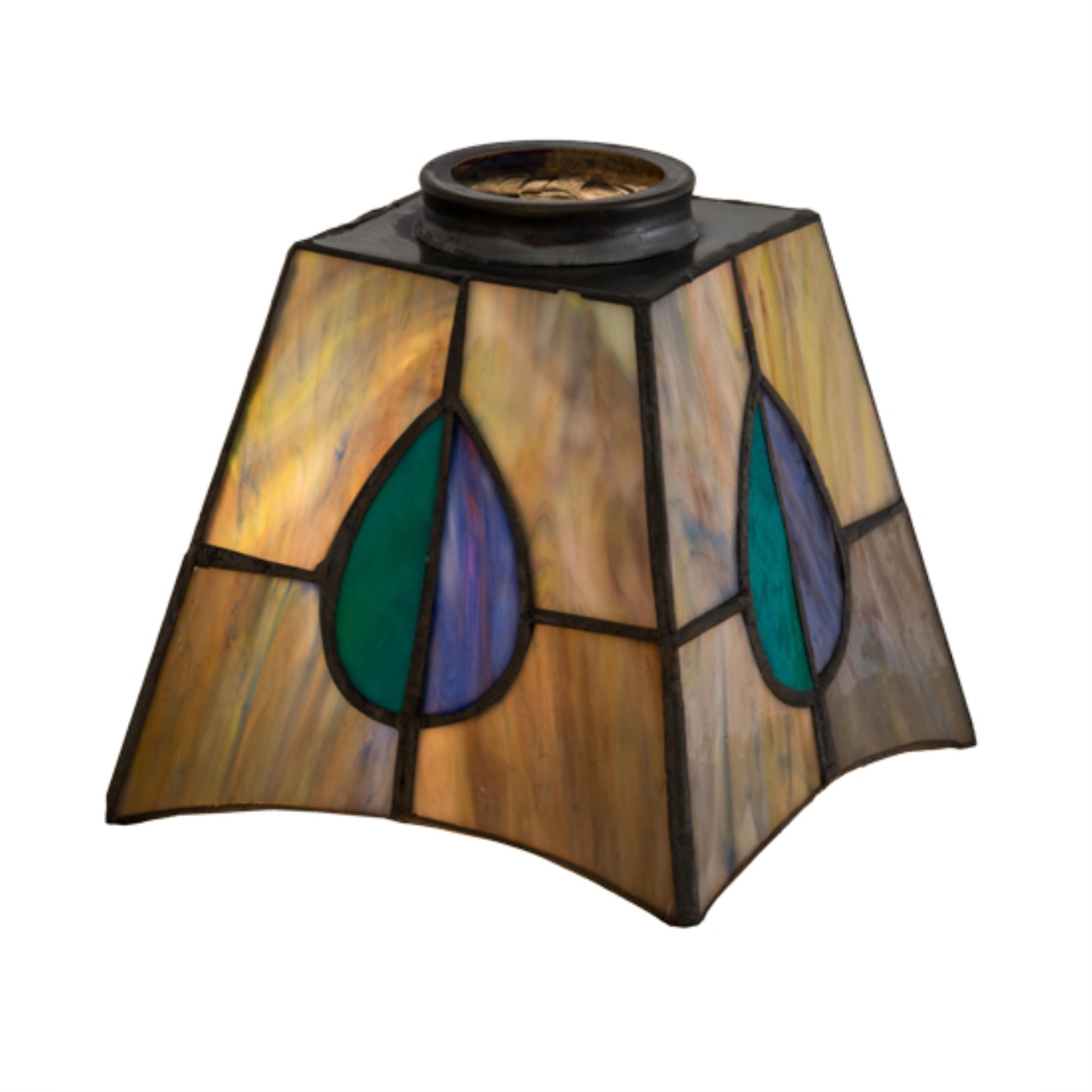 5 inchSq Mackintosh Leaf Shade