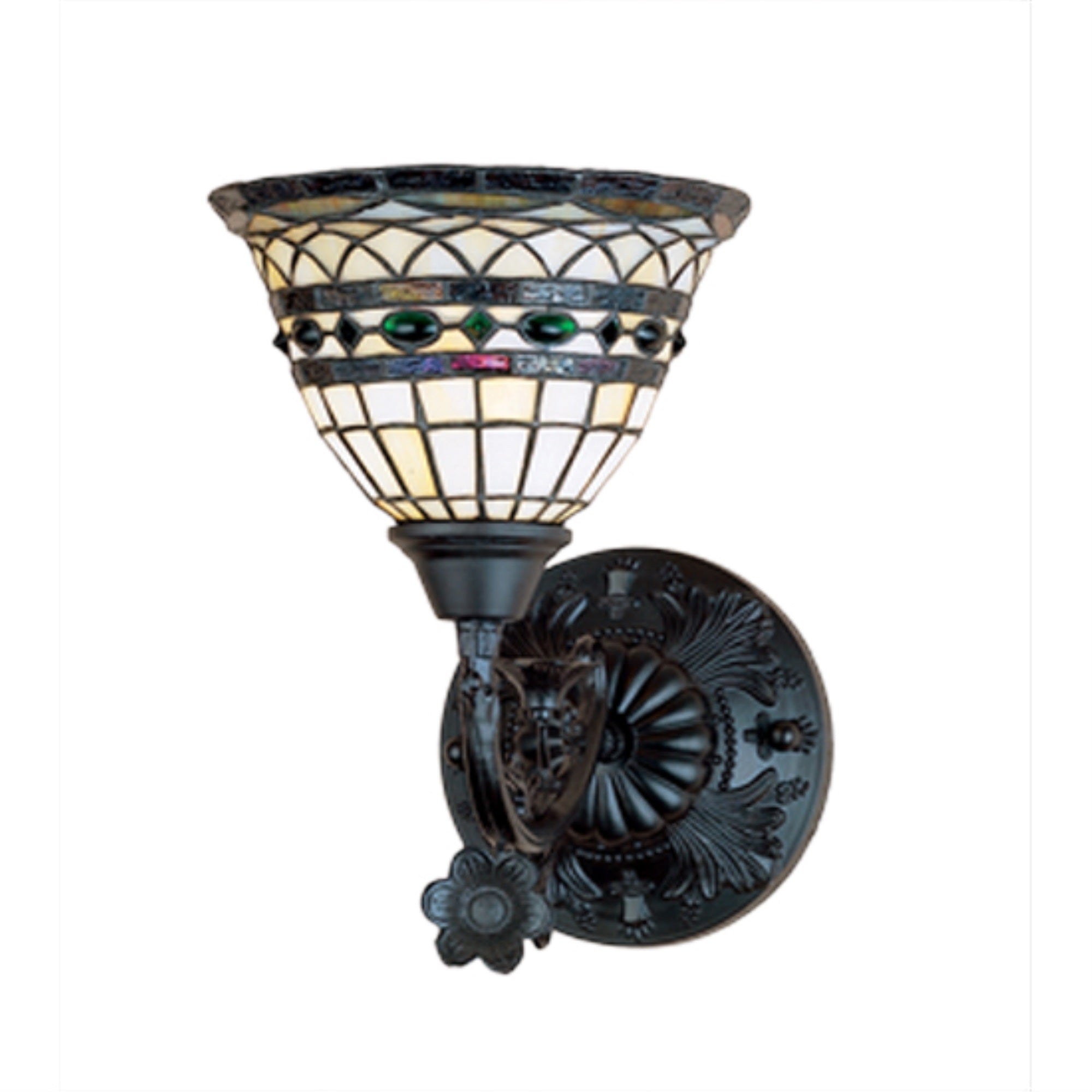 8 inchW Tiffany Roman 1 LT Wall Sconce.602