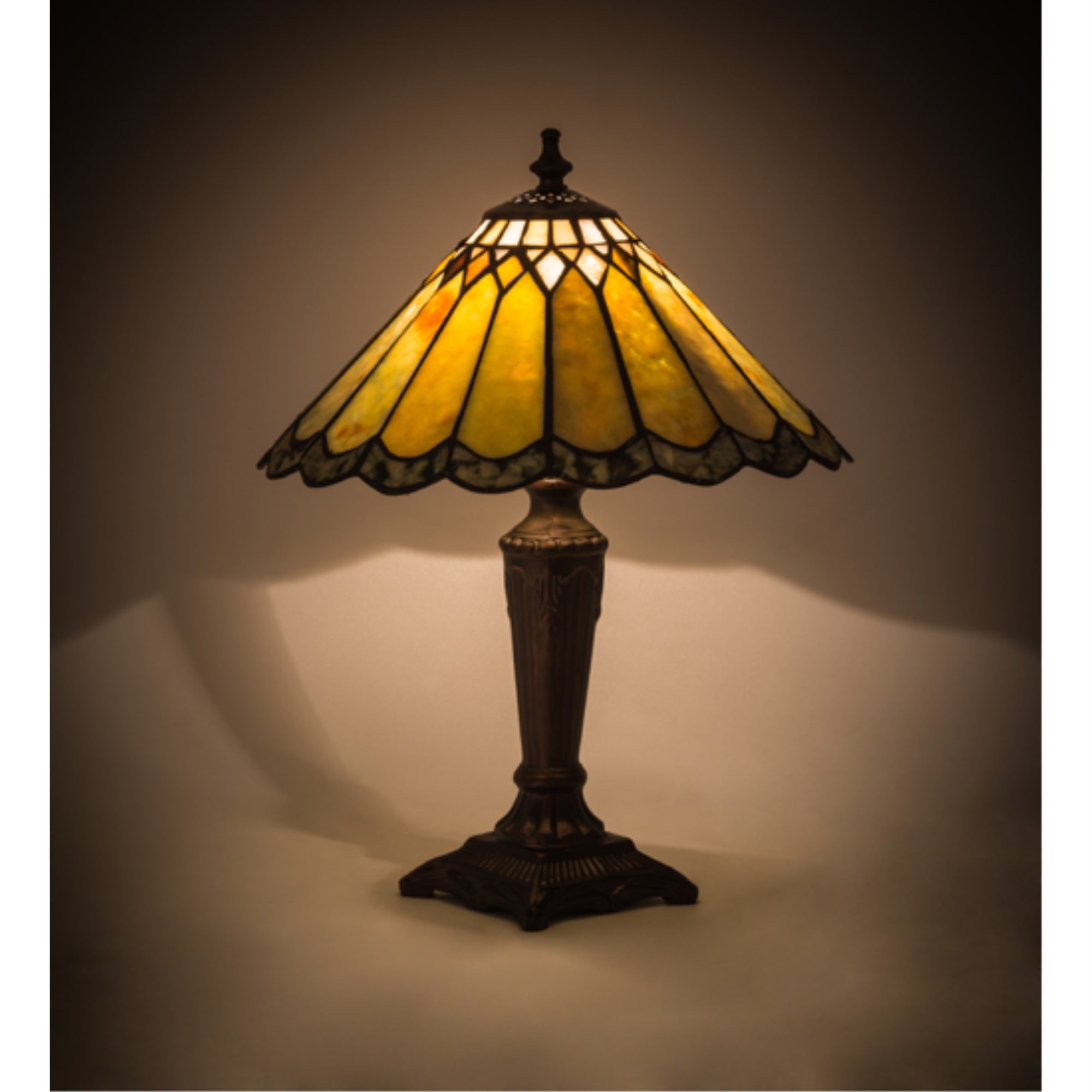 15.5 inchH Carousel Jadestone Accent Lamp