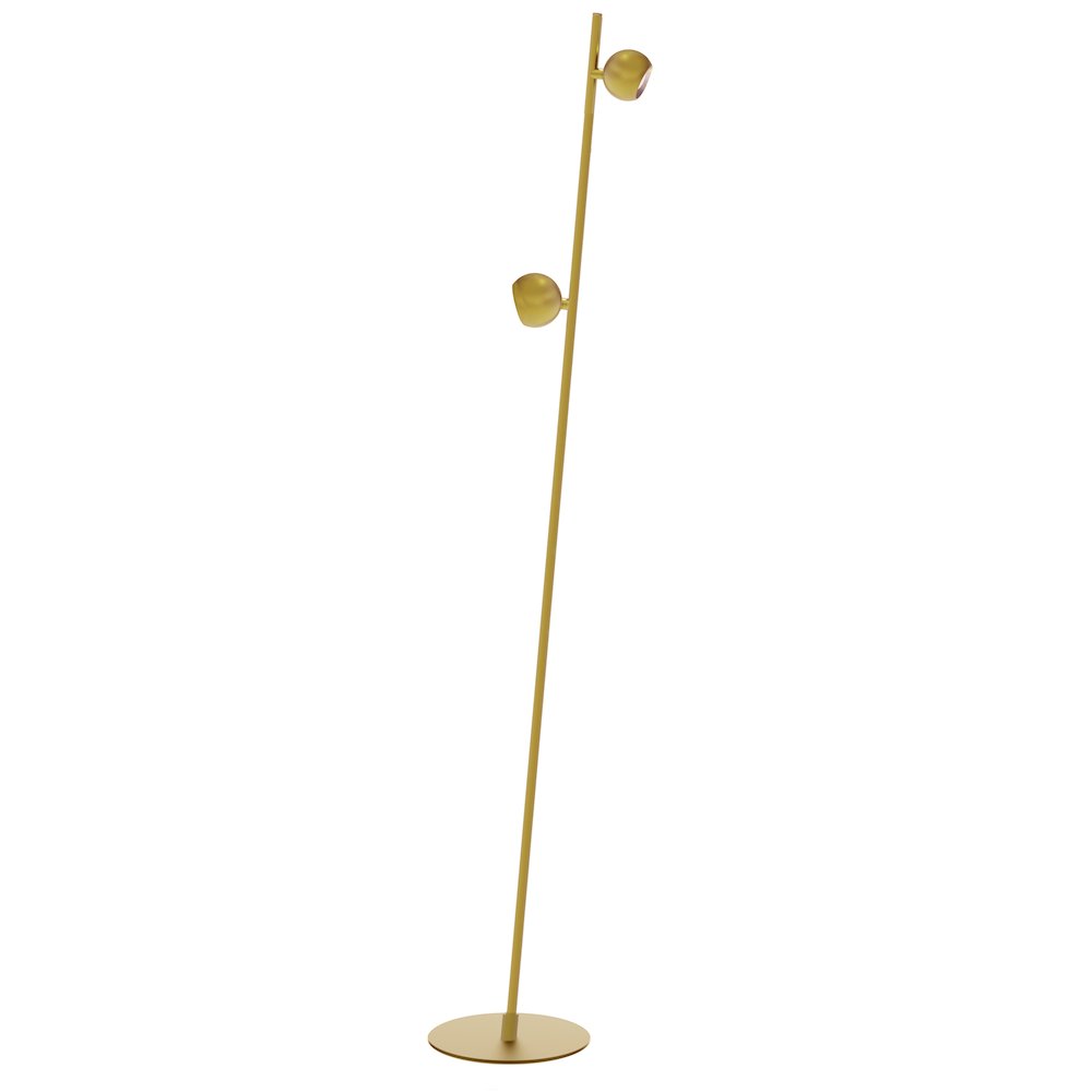 10W Aged Brass Floor Lamp