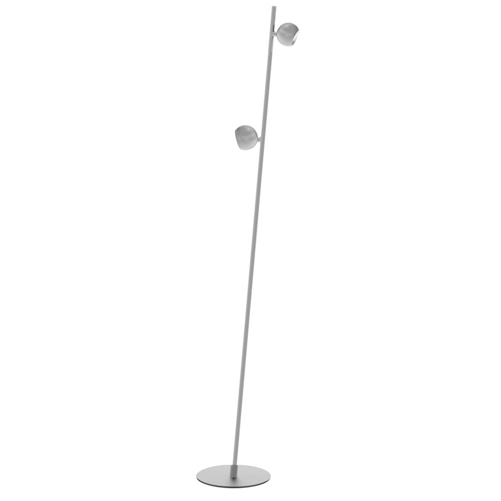 10W Satin Nickle Floor Lamp