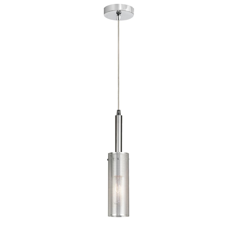 1 Light Pendant in Polished Chrome