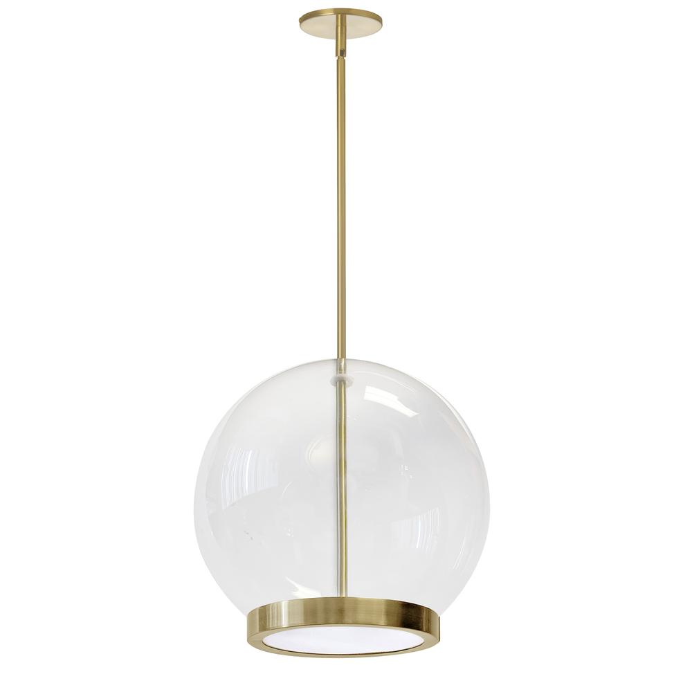 15W Pendant,  AGB, CLR Glass