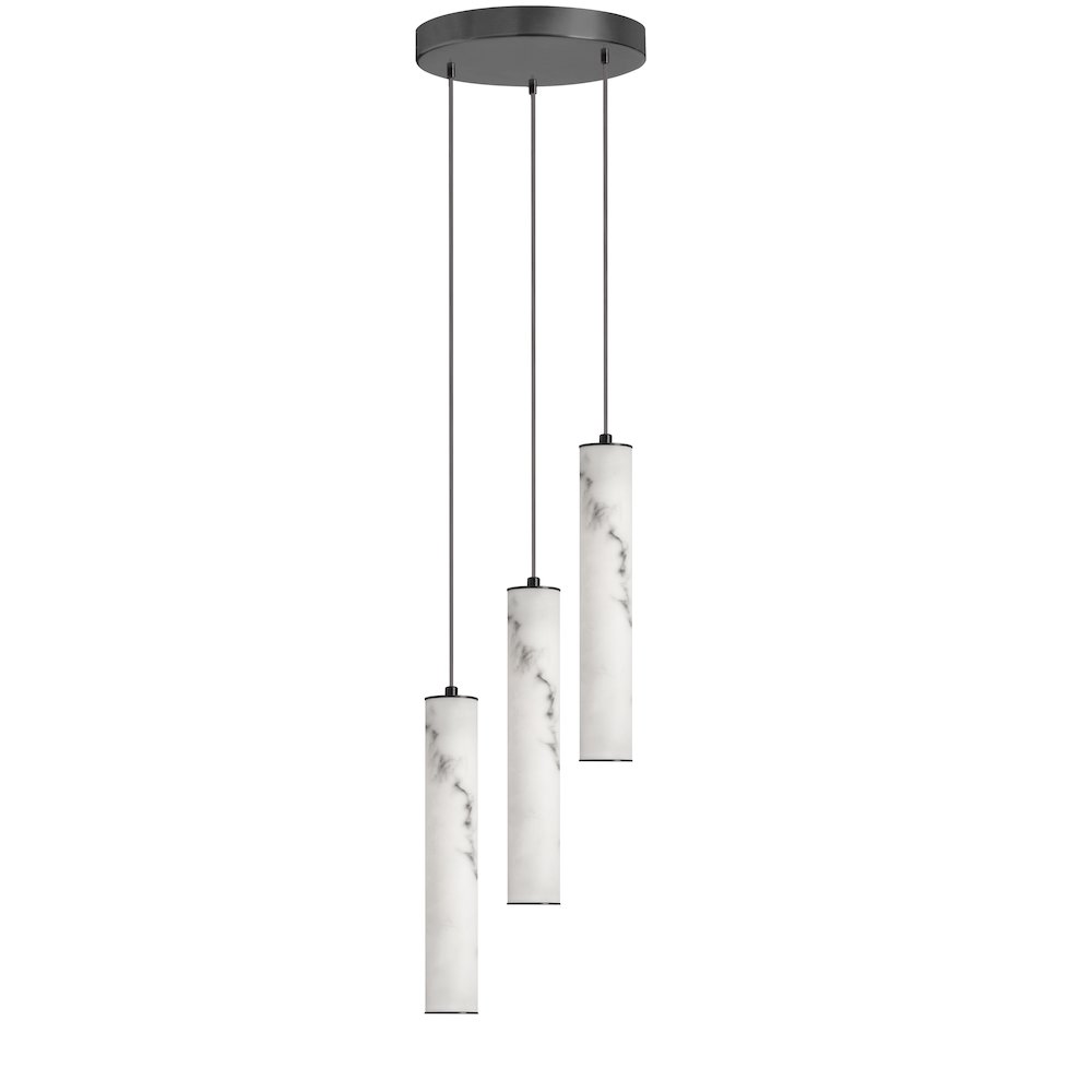 30W Pendant in Matte Black