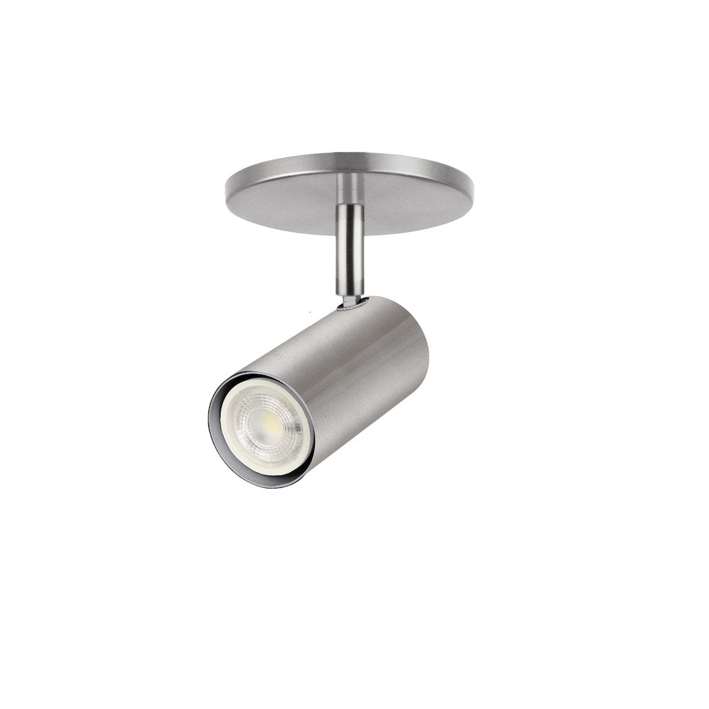 1 Light Spot Light in Satin Chrome