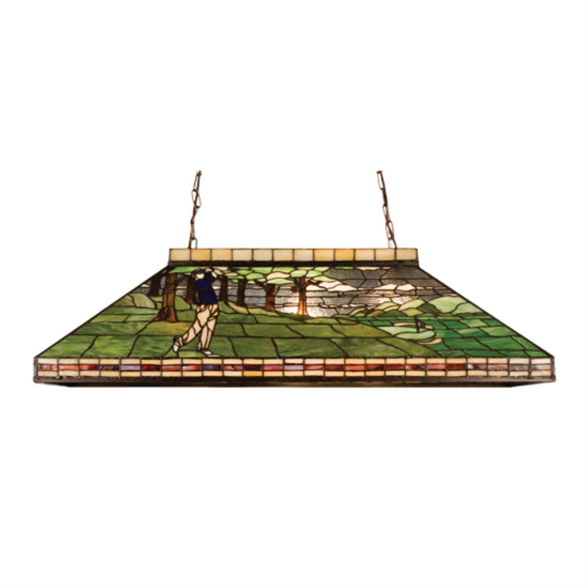 39 inchL Golf Oblong Pendant