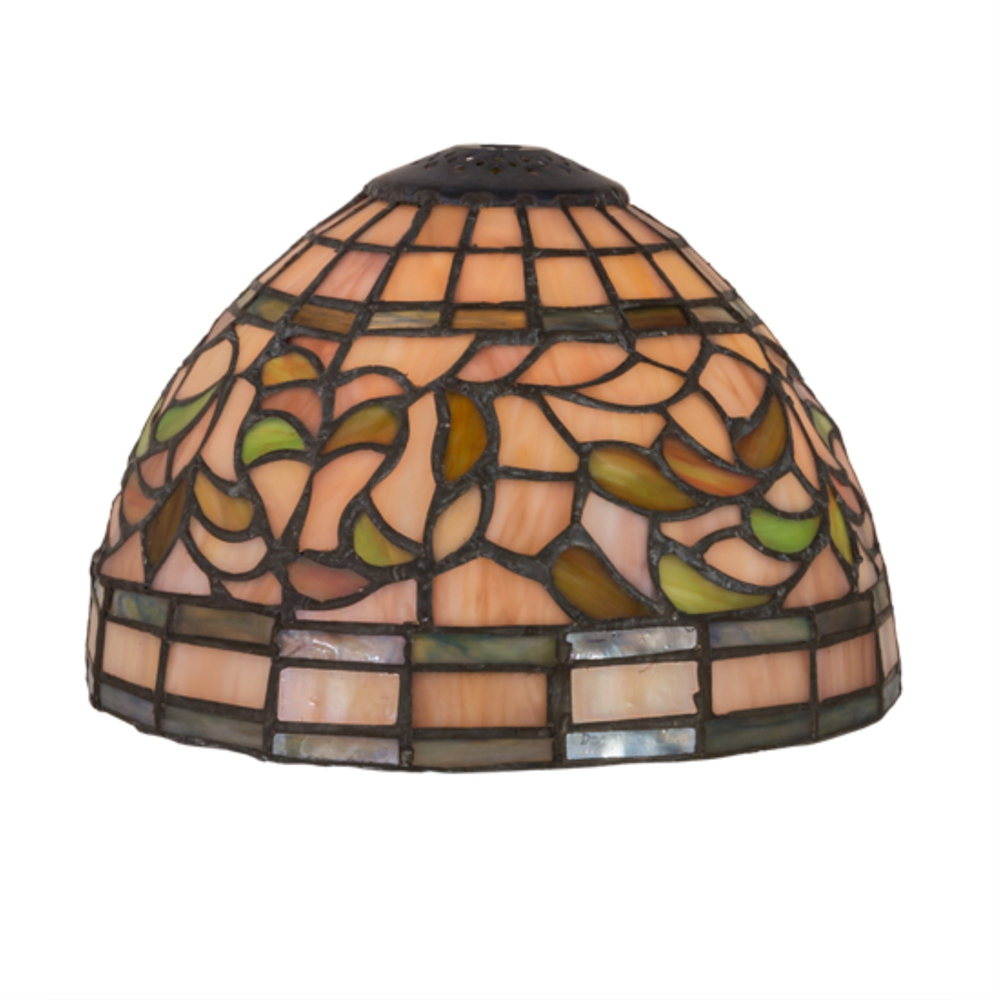 Meyda Tiffany Shade, Teepee Collection, 8.00 inches, Metal, Bronze/Dark, Model 29650