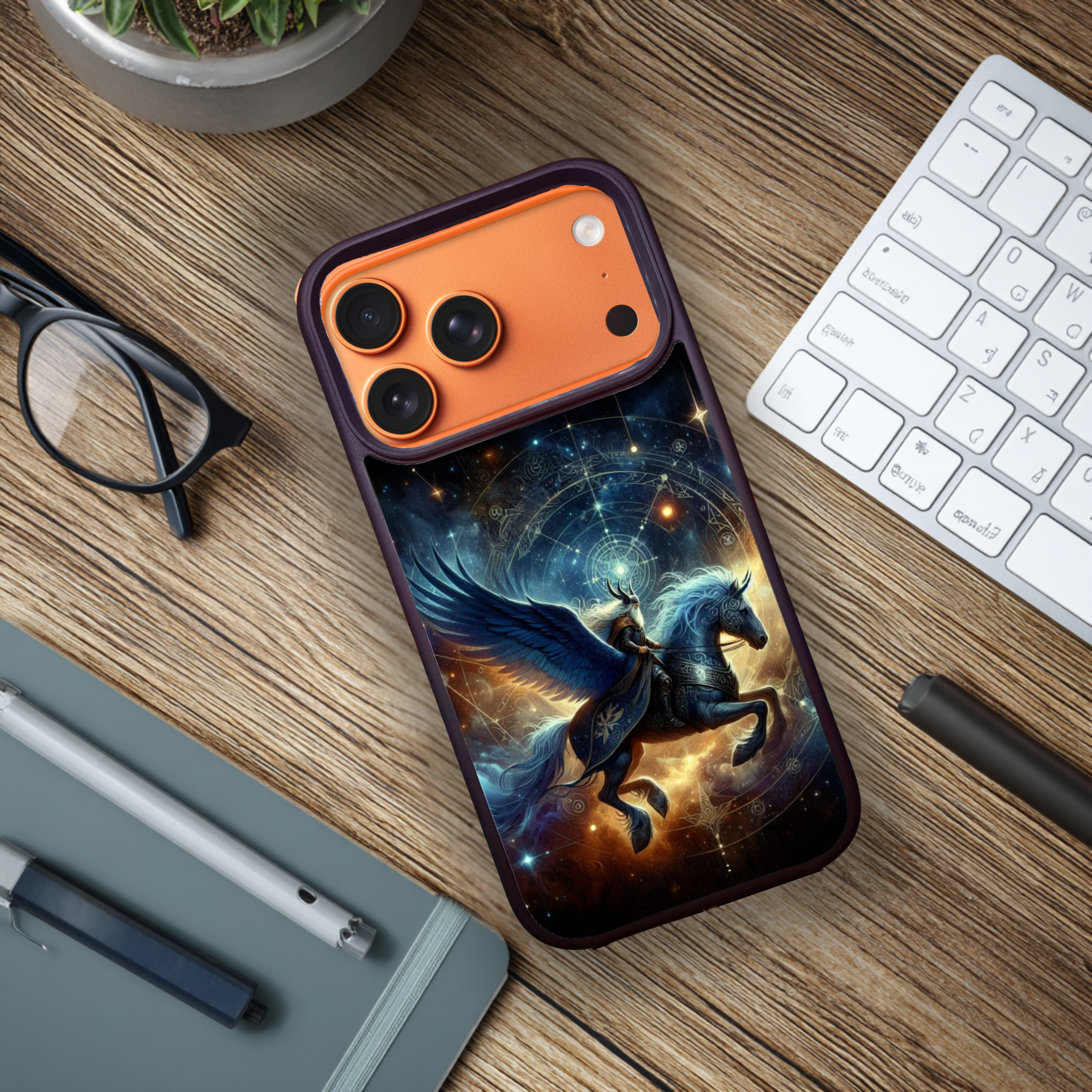 Pegasus Night Phone Cover - iPhone 17 Models Available