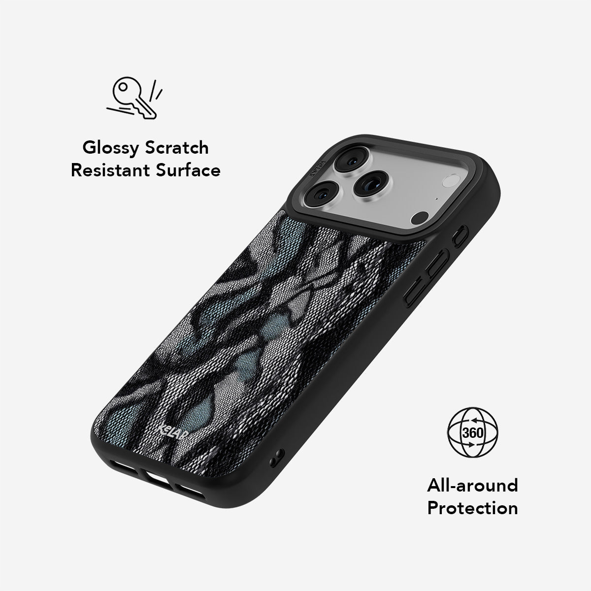 Viper Mesh | Teal Snakeskin Phone Case