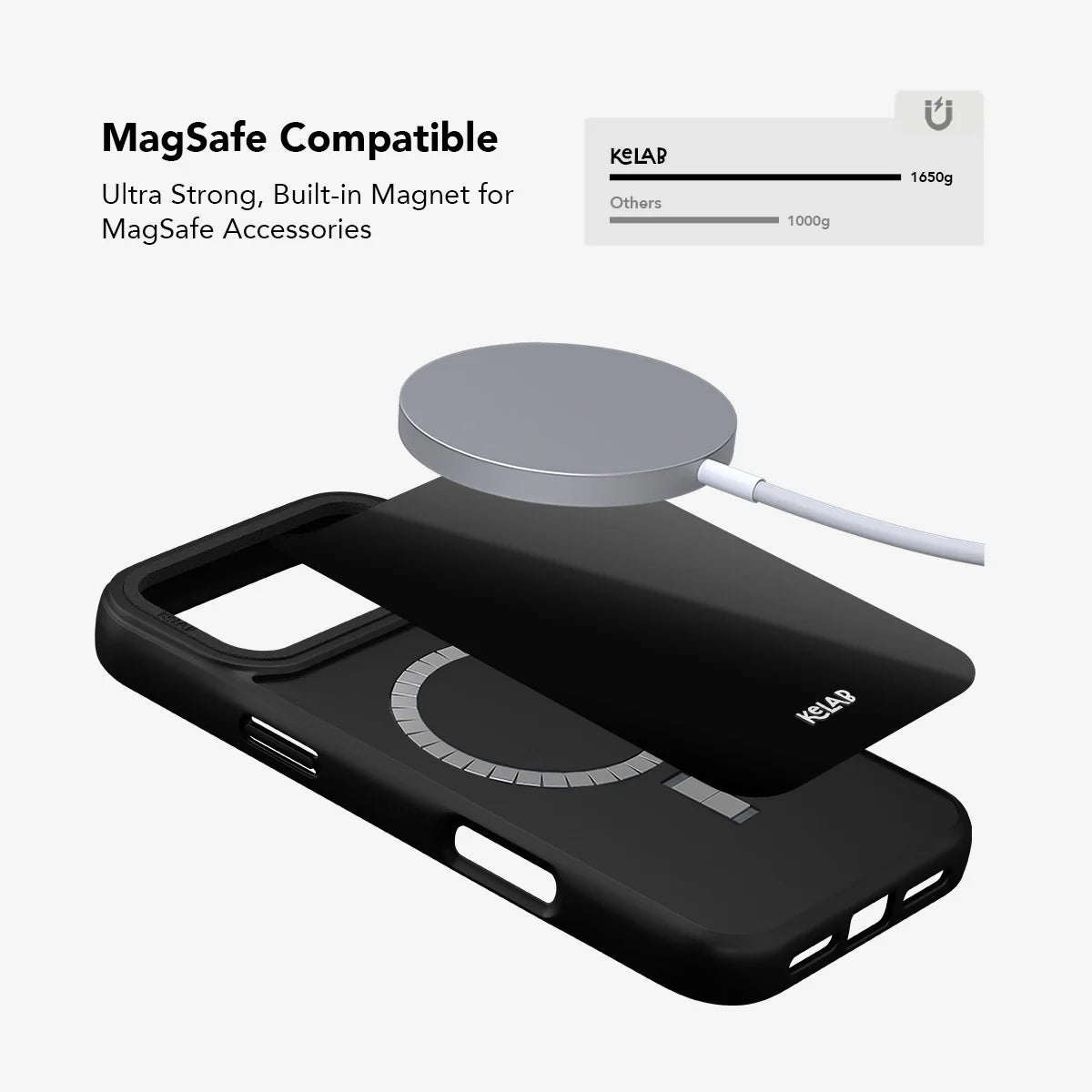 Solid Black Phone Case