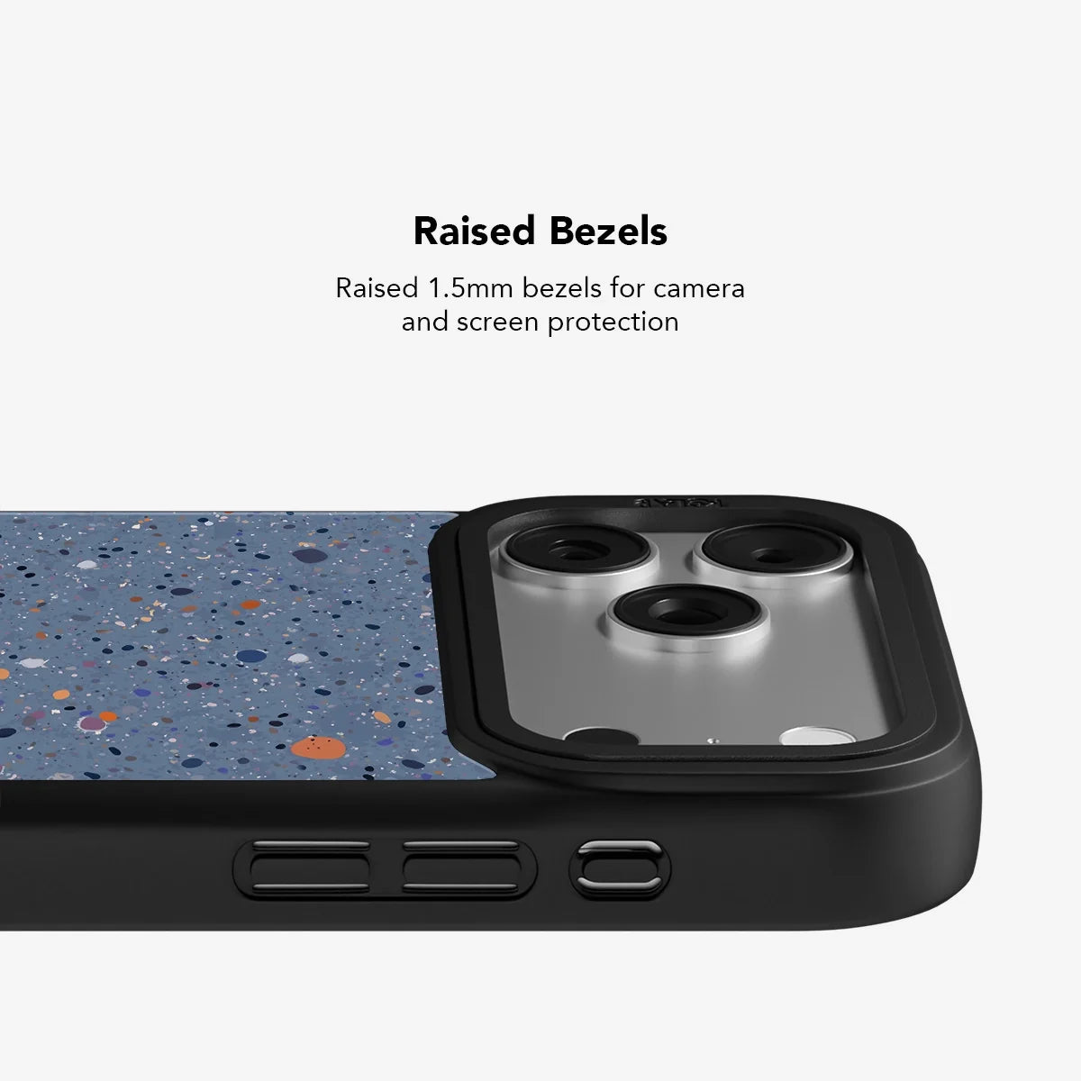 Seaside Drift | Blue Paint Splatter iPhone Case