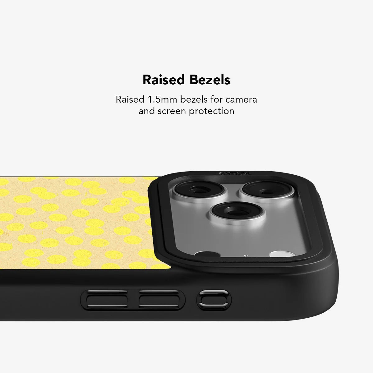 Lemon Drop | Yellow Dotted Phone Case