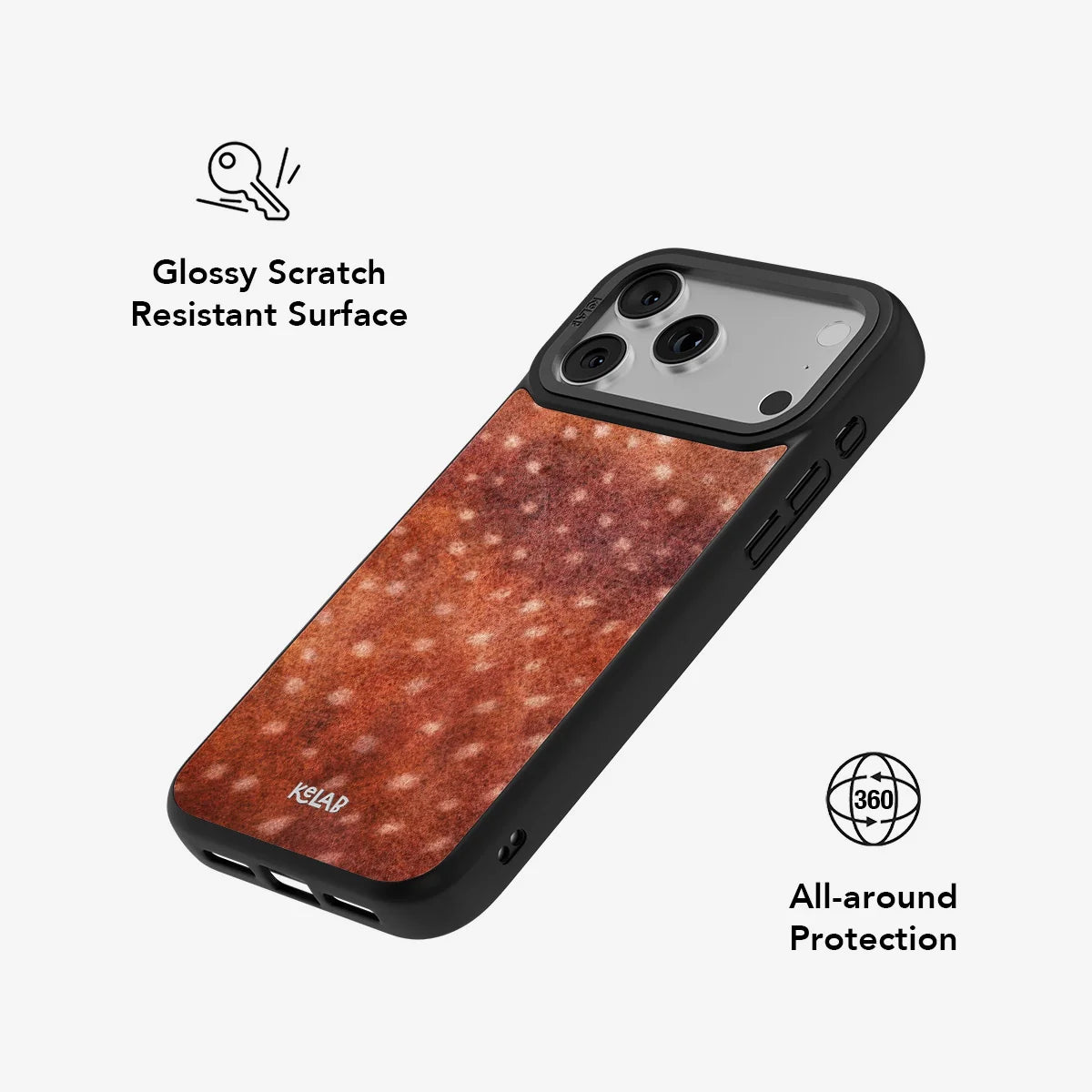 Midnight Fawn | Burnt Orange Fawn Print Phone Case