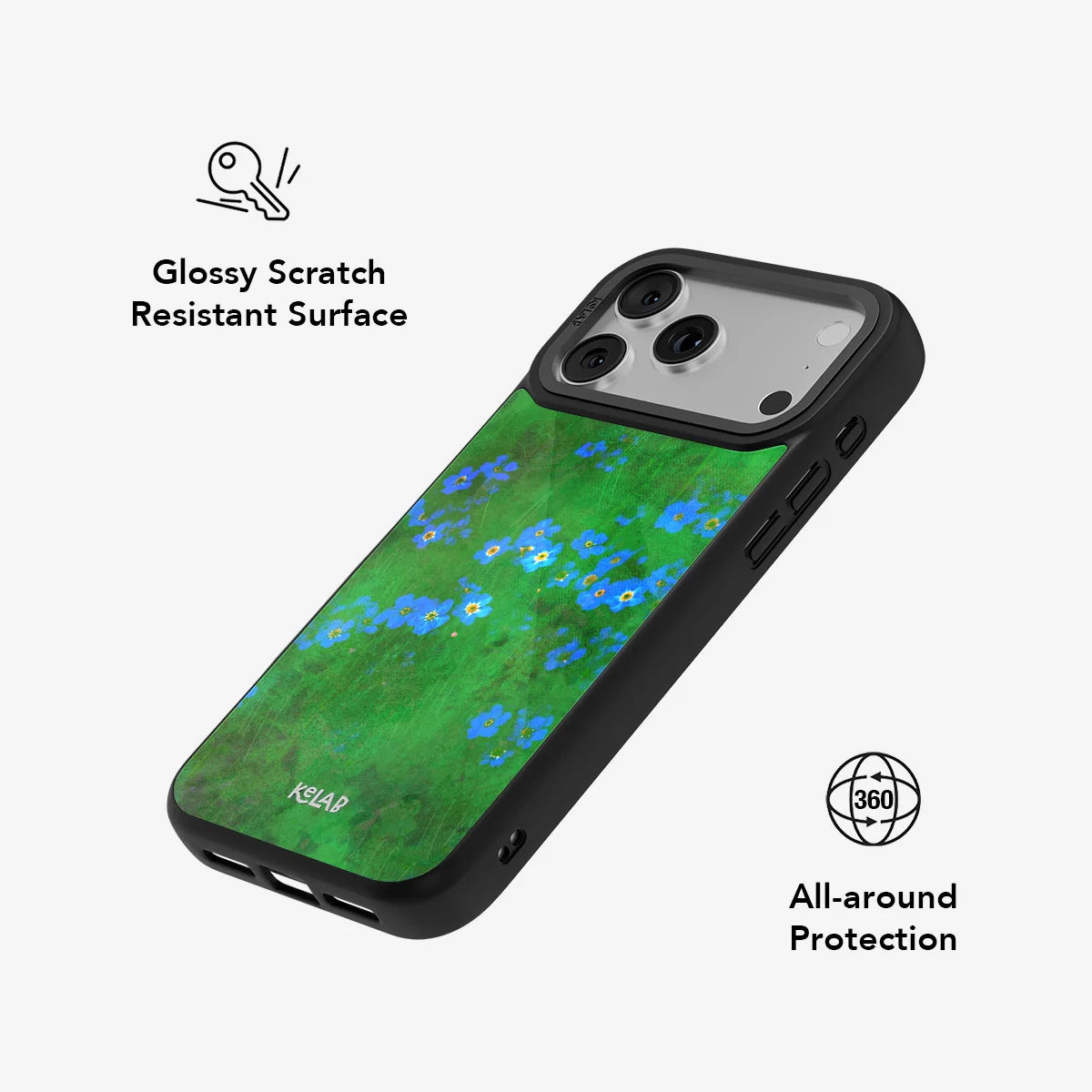 Forget Me Meadow | Vibrant Green Floral Phone Case