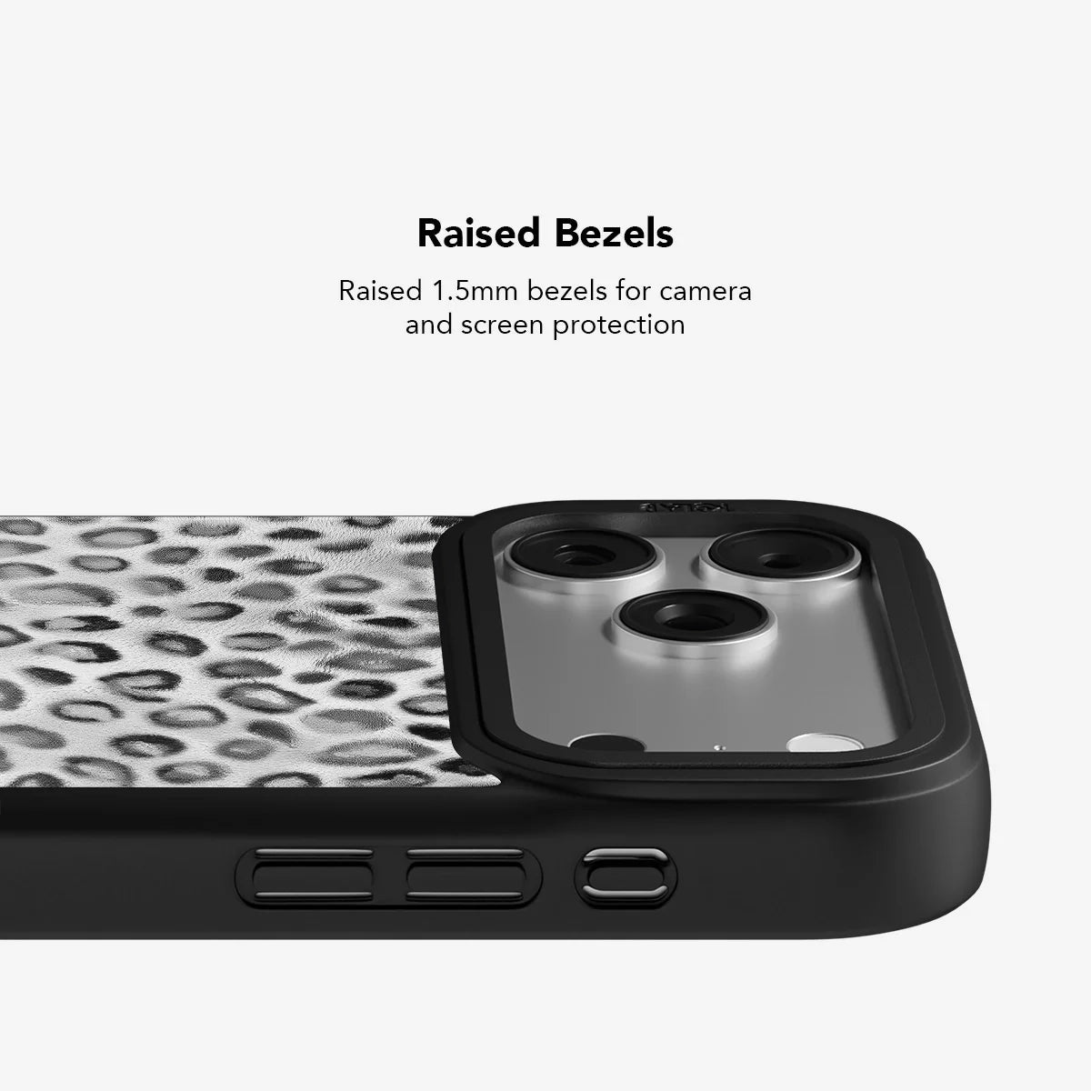 Platinum Predator | Silver Cheetah Print Phone Case