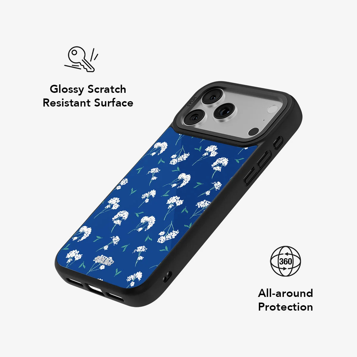 Cobalt Bloom | Blue Floral Phone Case