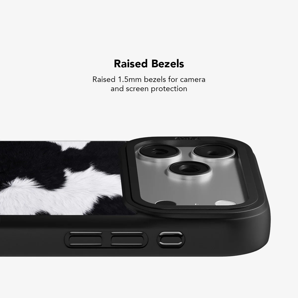 Cow Bell | Black & White Cow Print Phone Case