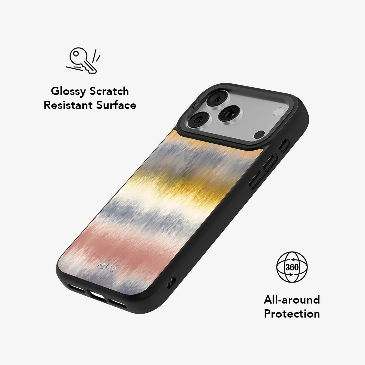 Golden Horizon | Digital Art Phone Case
