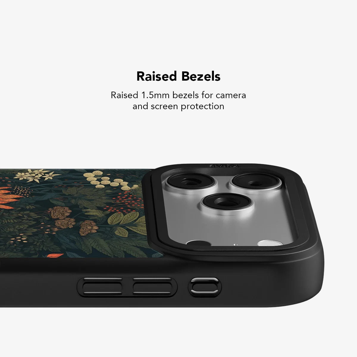 Elderberry Enchantment | Dark Academia Floral Phone Case