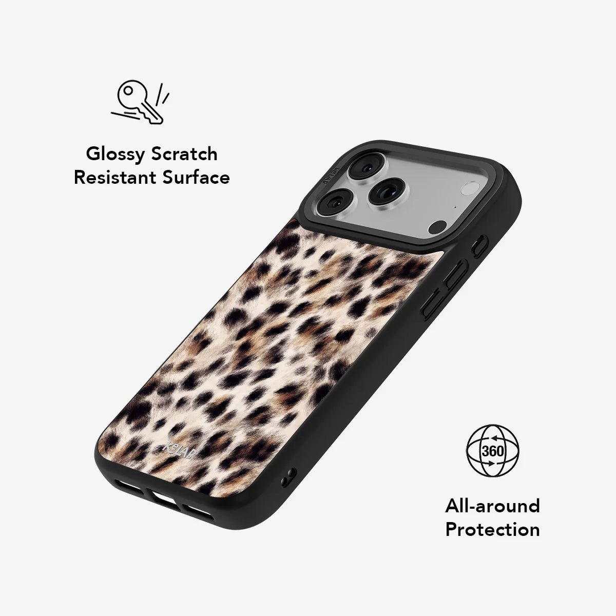 Arctic Aristocrat | Cheetah Print Phone Case