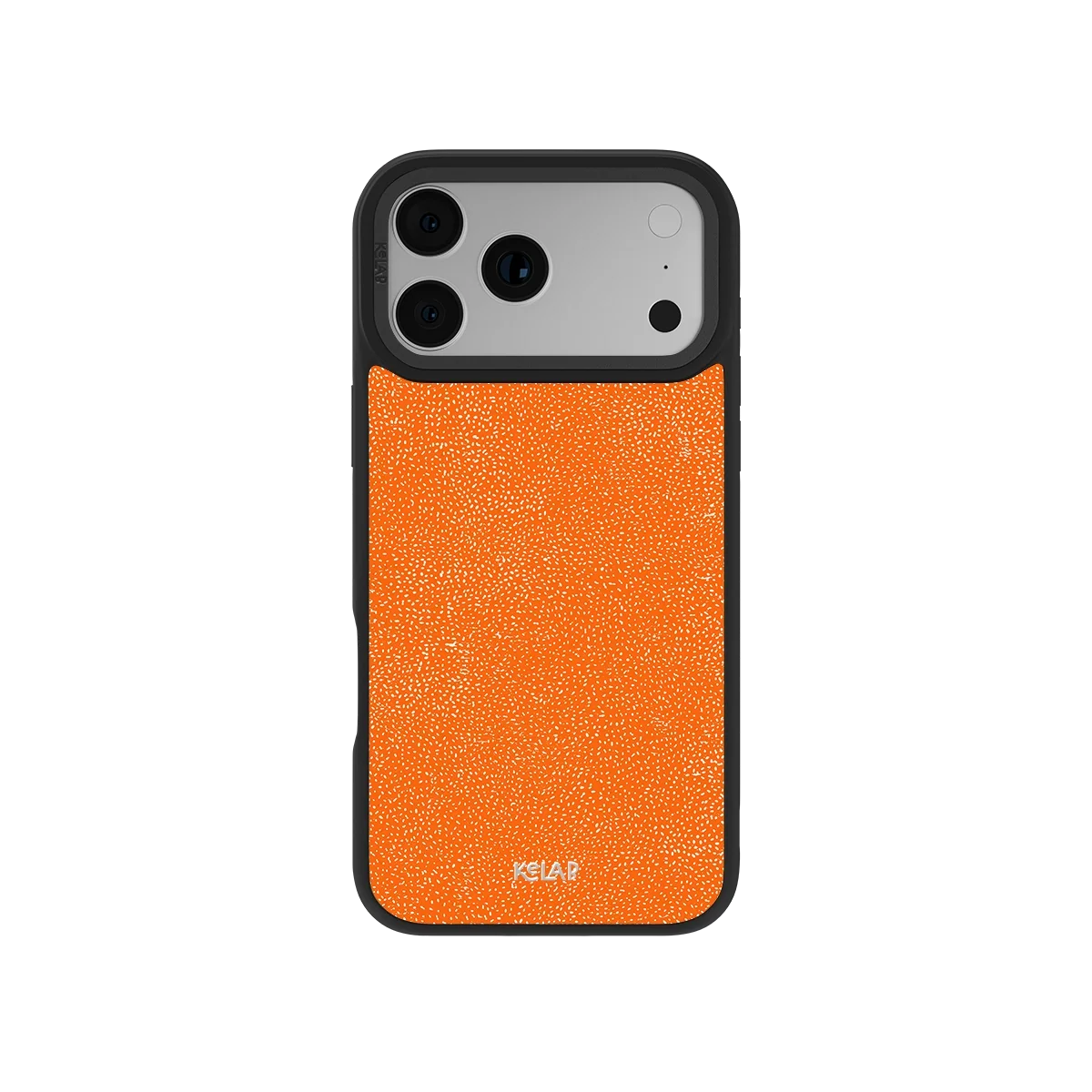 Tangerina | Electric Orange Textured iPhone Case