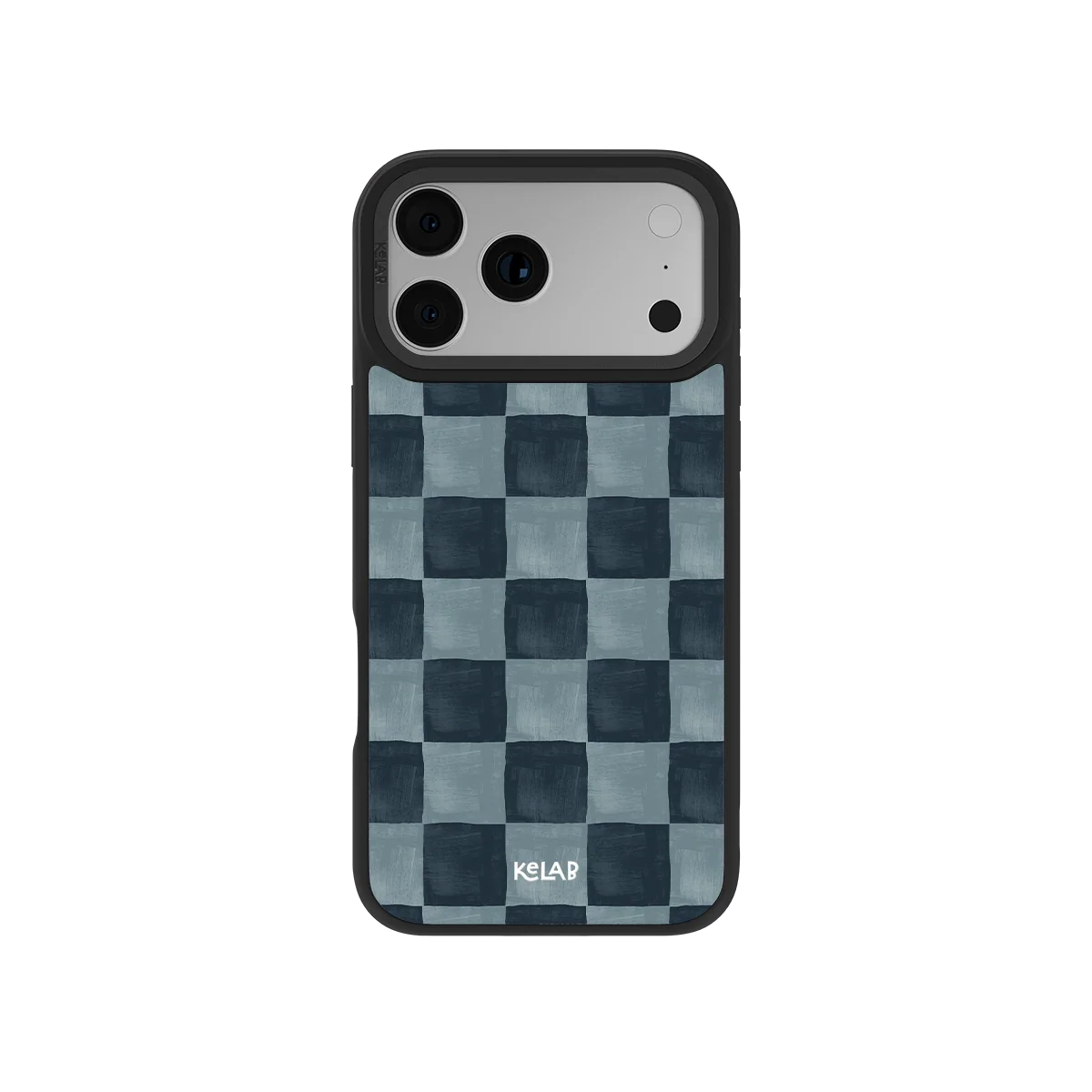 Marine Check | Blue Checkered Phone Case