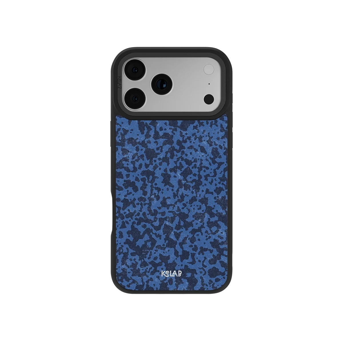 Deep Sea Static | Dark Blue Marble iPhone Case