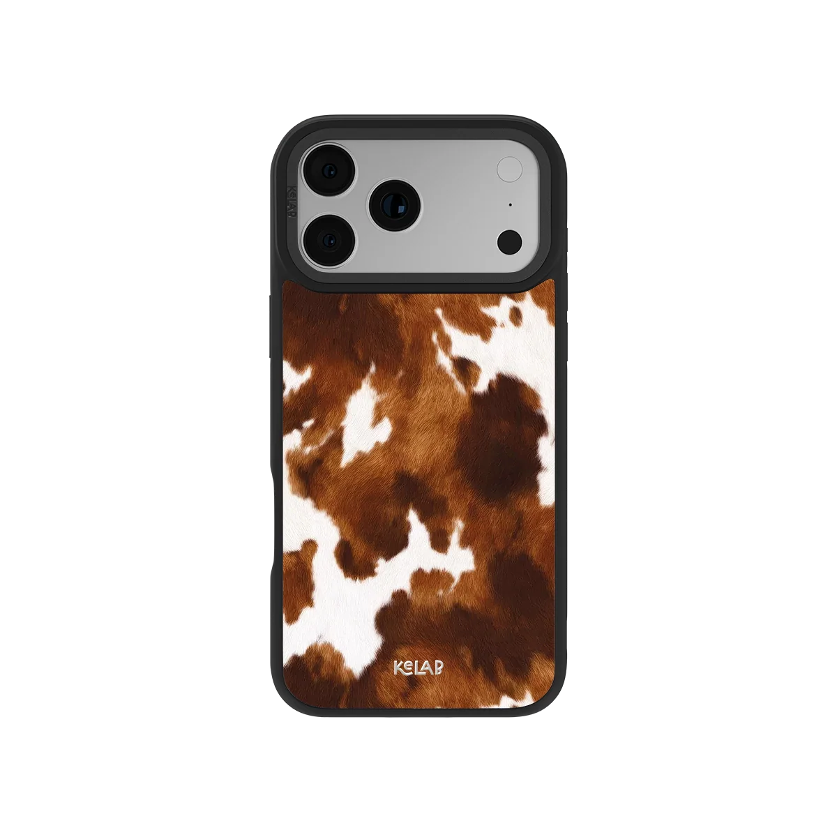 Milk & Mahogany | Brown Cow Print Phone Case