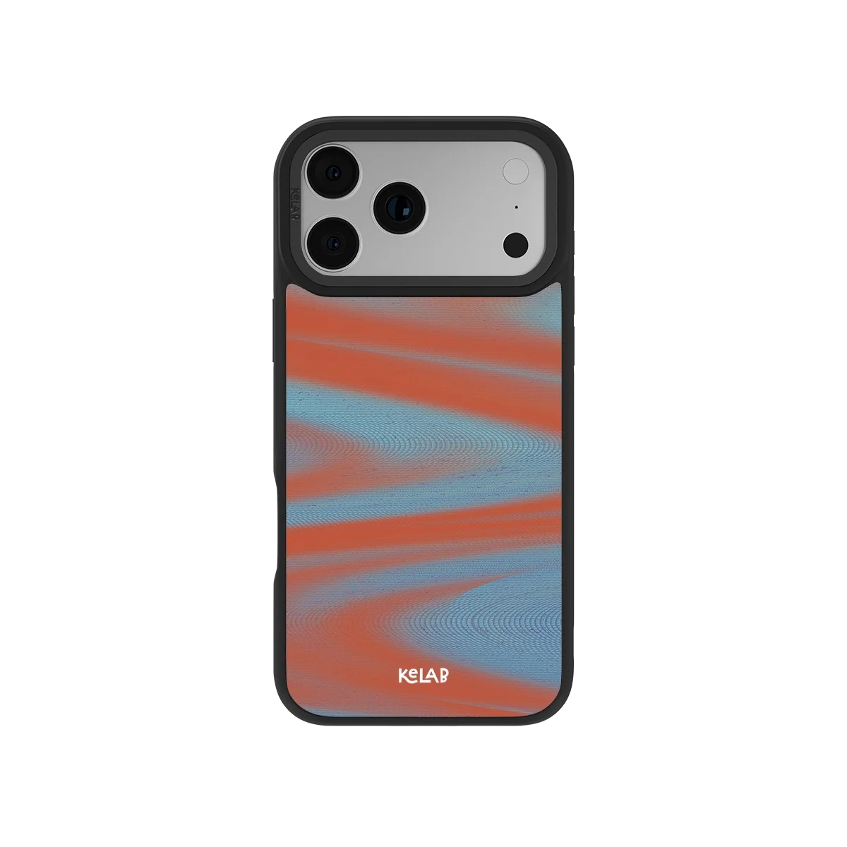 Aalto | Y2K Orange Abstract Wave iPhone Case