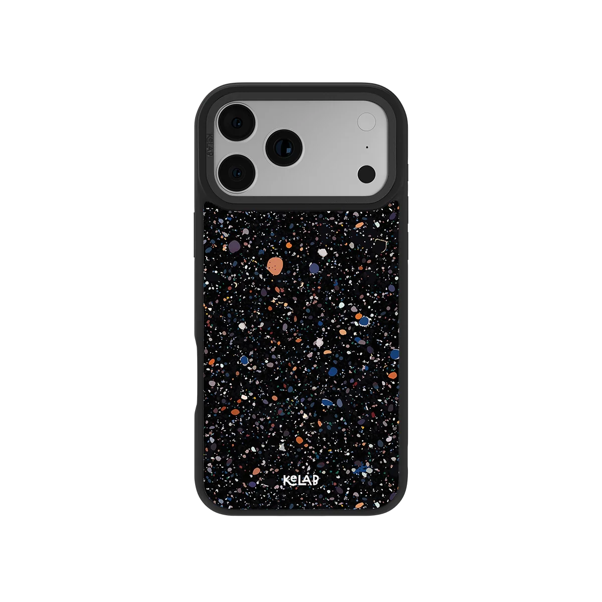 Obsidian Mist | Black Paint Splatter Phone Case