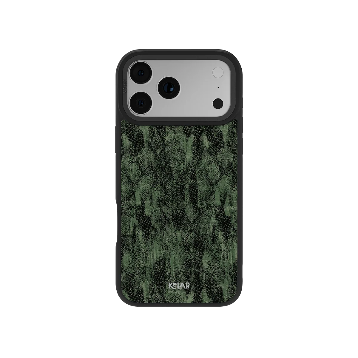 Emerald Python | Textured Olive Snakeskin Phone Case