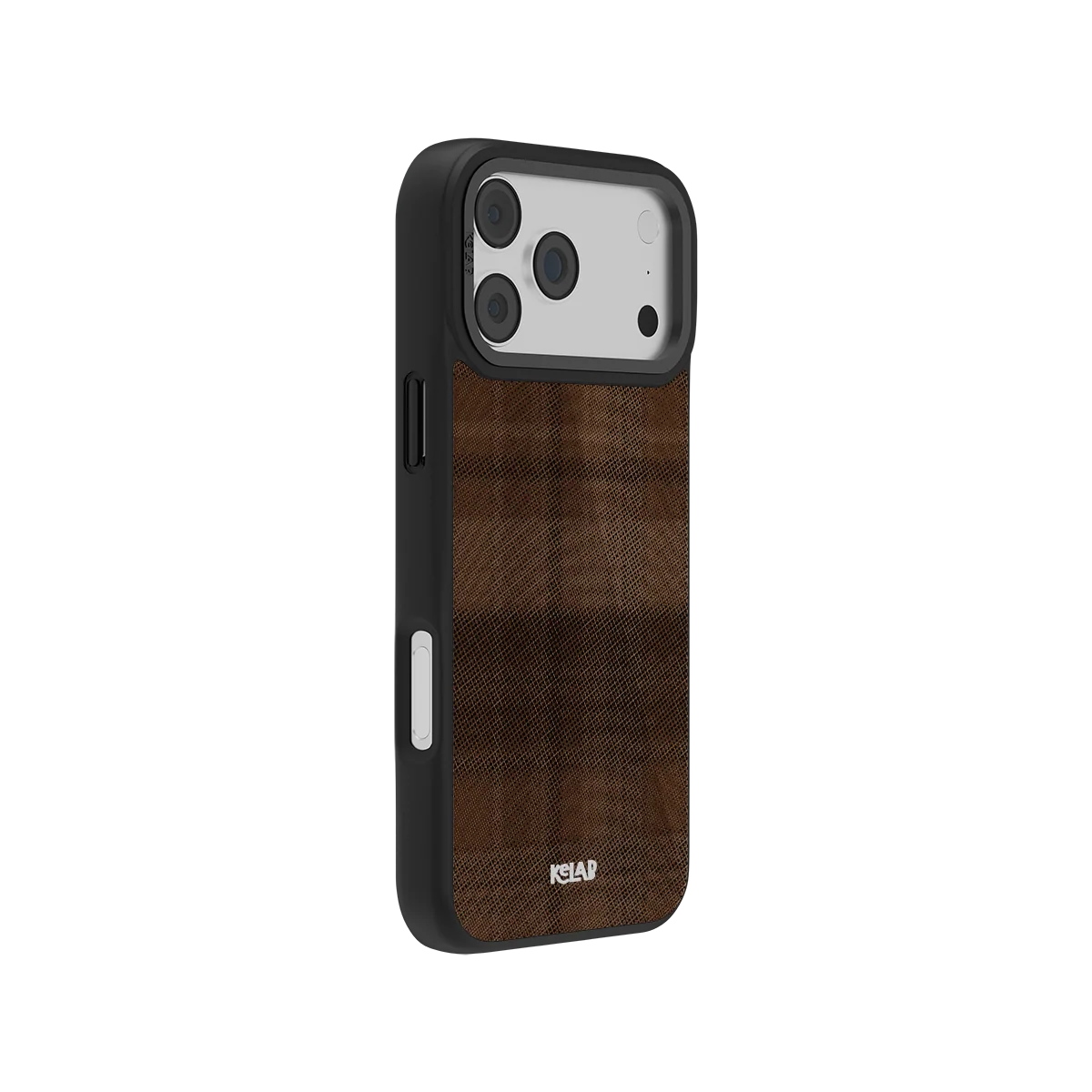 Chestnut | Brown Flannel Minimalist Phone Case