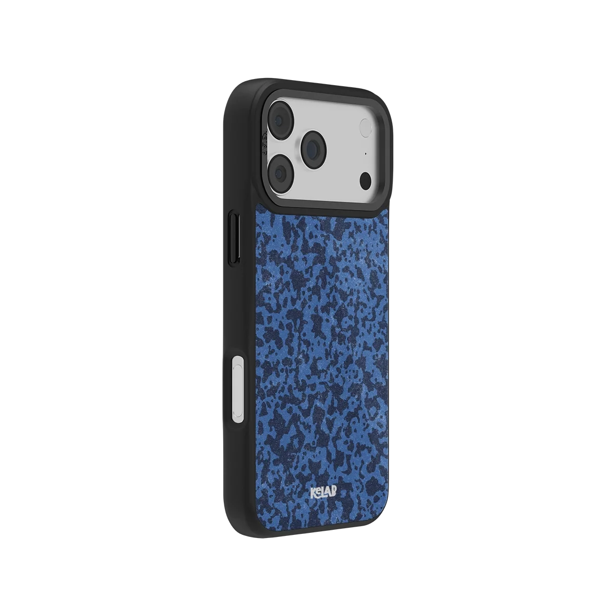 Deep Sea Static | Dark Blue Marble iPhone Case