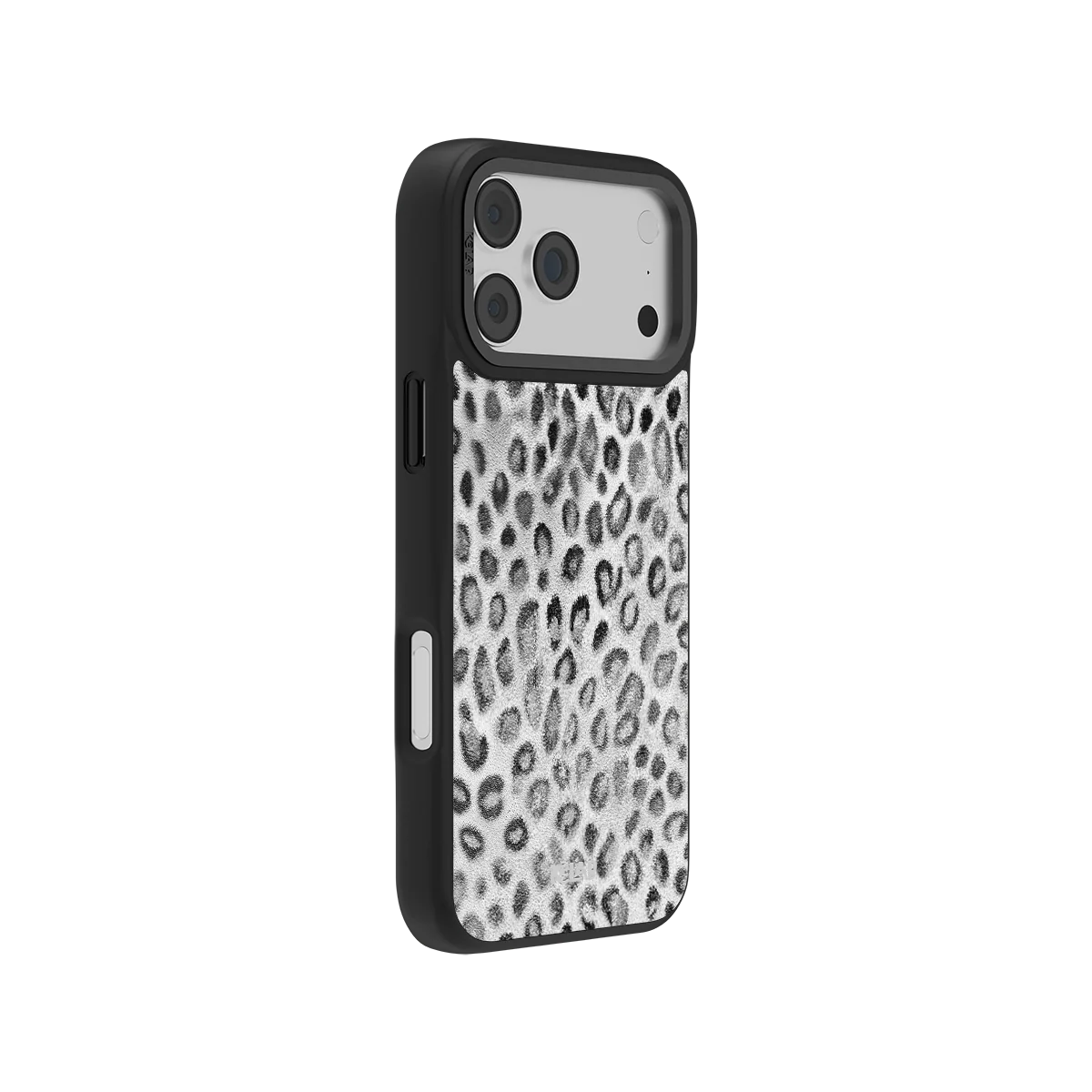 Platinum Predator | Silver Cheetah Print Phone Case