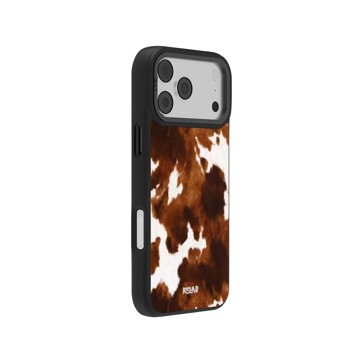 Milk & Mahogany | Brown Cow Print Phone Case