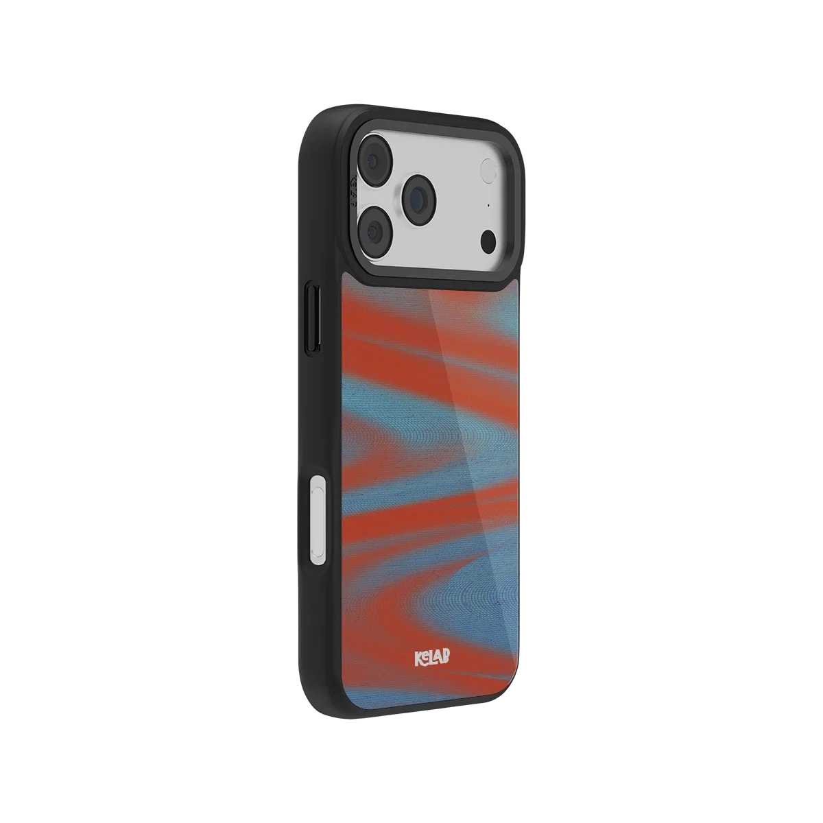 Aalto | Y2K Orange Abstract Wave iPhone Case