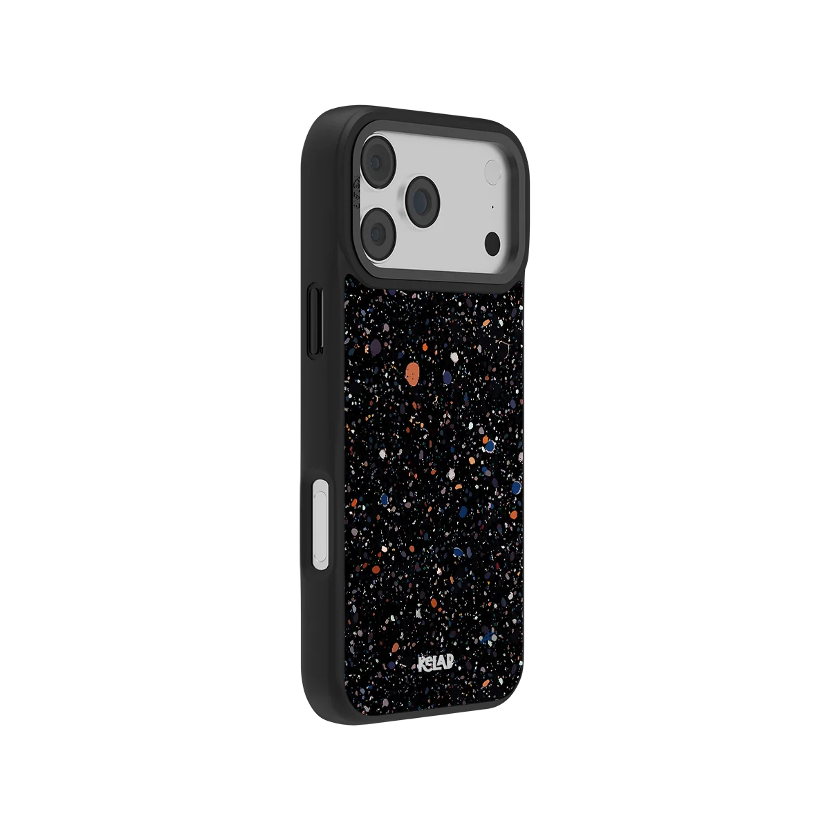 Obsidian Mist | Black Paint Splatter Phone Case