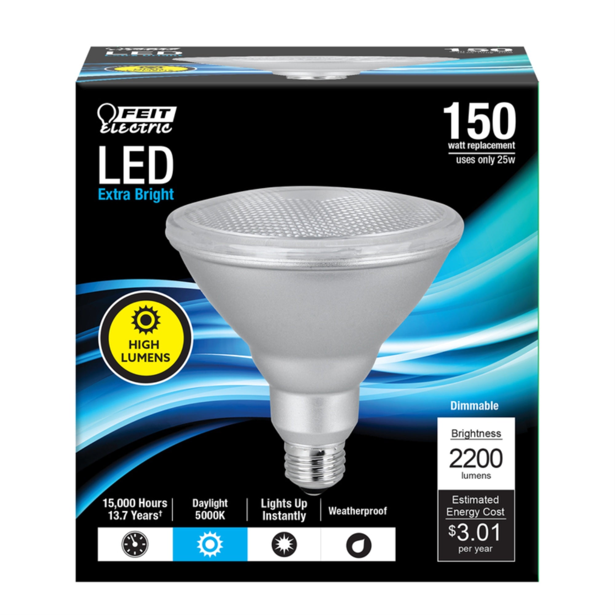 Feit Electric Par38 E26 (Medium) Led Bulb Daylight 150 Watt Equivalence 1 Pk - Case Of: 1;