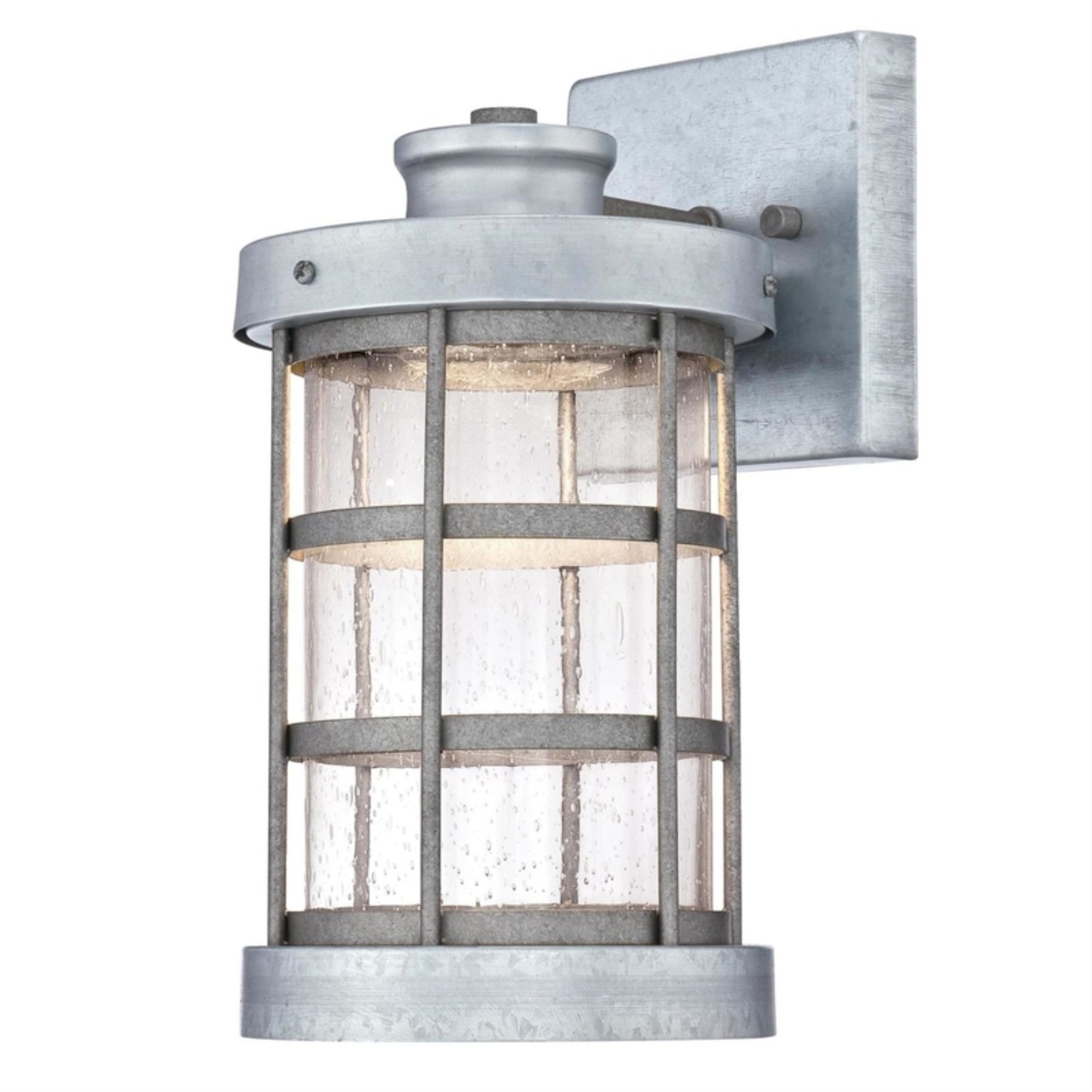 Westinghouse Barkley One-Light LED Outdoor Wall Fixture, Alloy Steel, Galvanized Steel Finish, Model 6347800