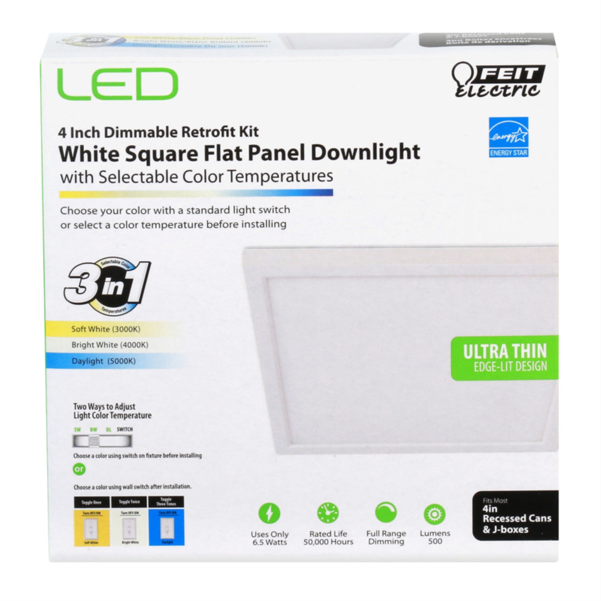 LED FLT PNL LGT FTR 4inchinchW (Pack of 1)