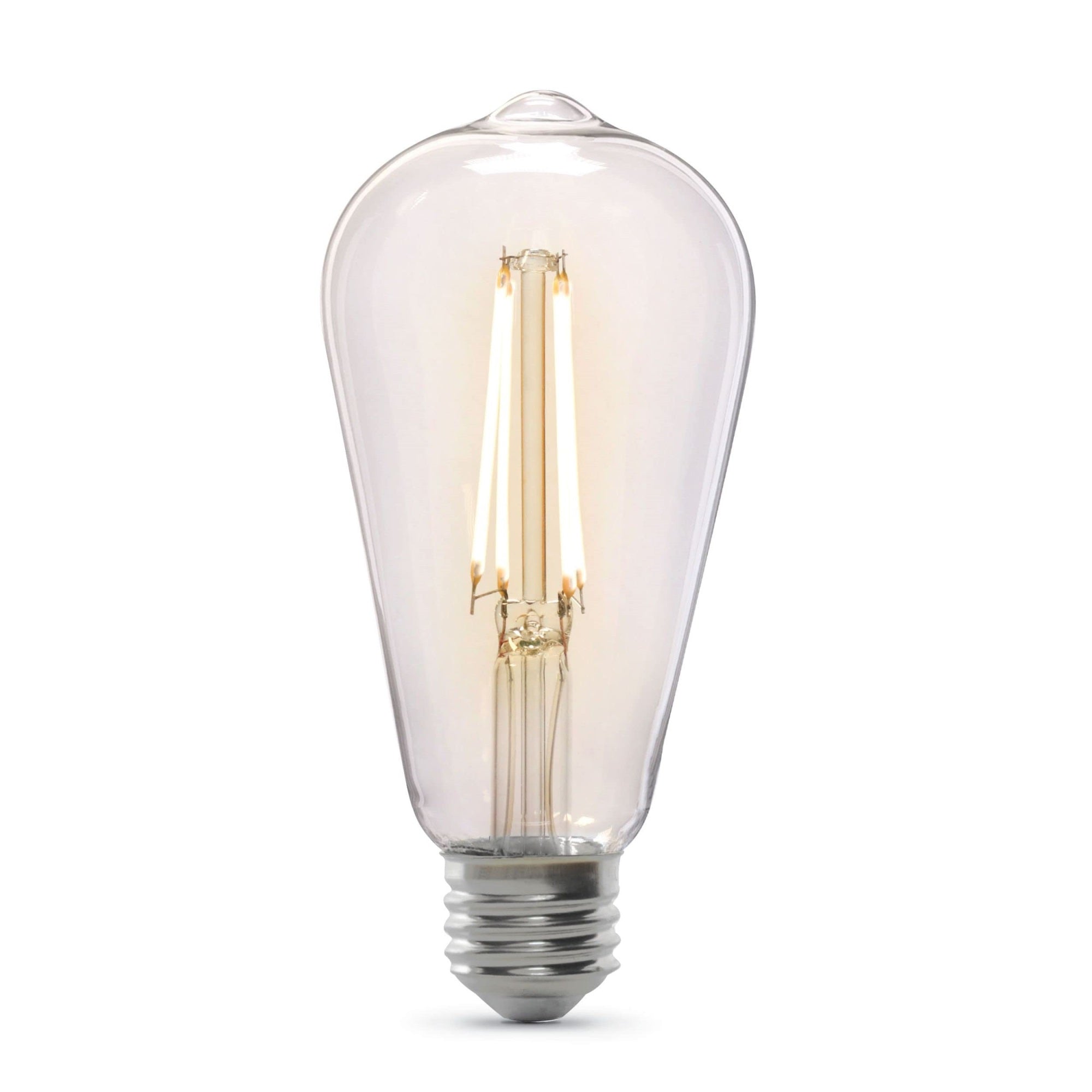 Feit Electric Motion Sensor LED Bulb, Non-Dimmable, ST19 E26 Base, 60W Equivalent, 2700K Soft White, Model ST19CL927CA/MM/FILE