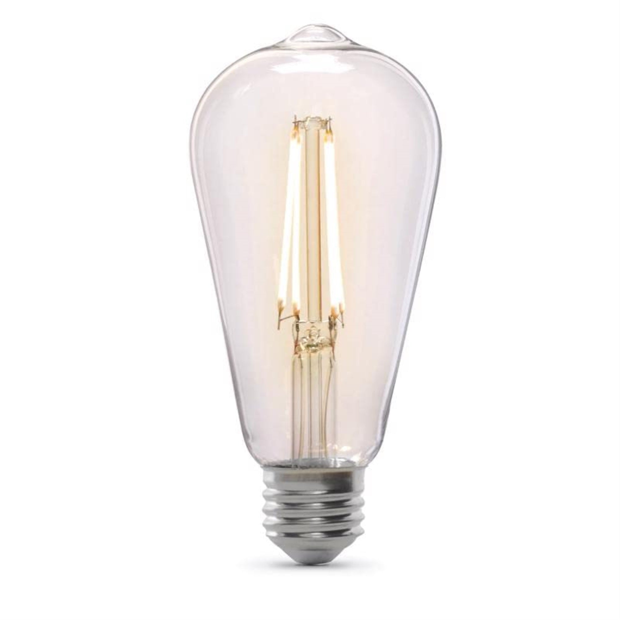 Feit Electric ST19 LED Bulb Soft White 60W Equivalent, Dusk to Dawn, Model 3011444, One Size
