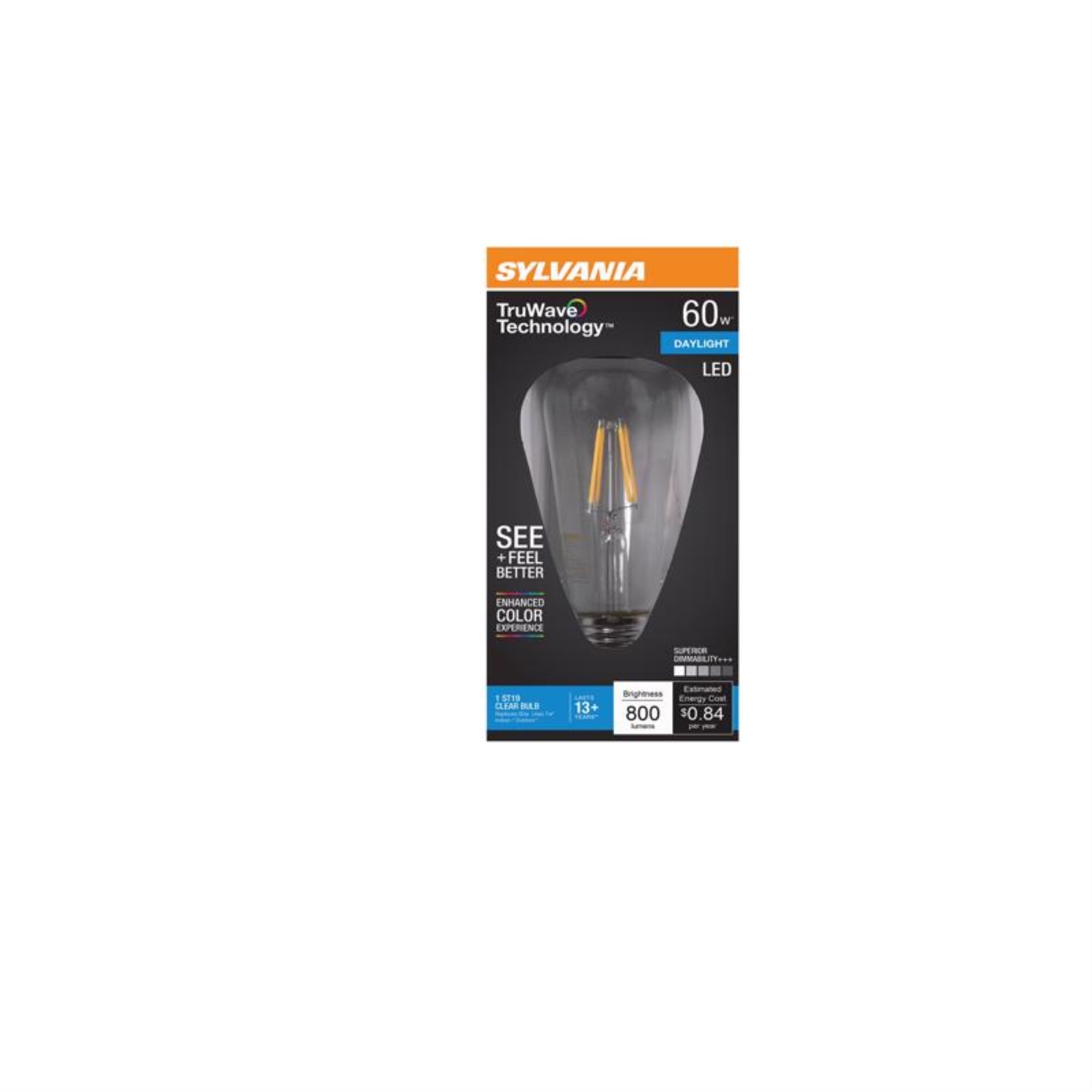 TW LED ST19 DL 60W 1PK (Pack of 1)