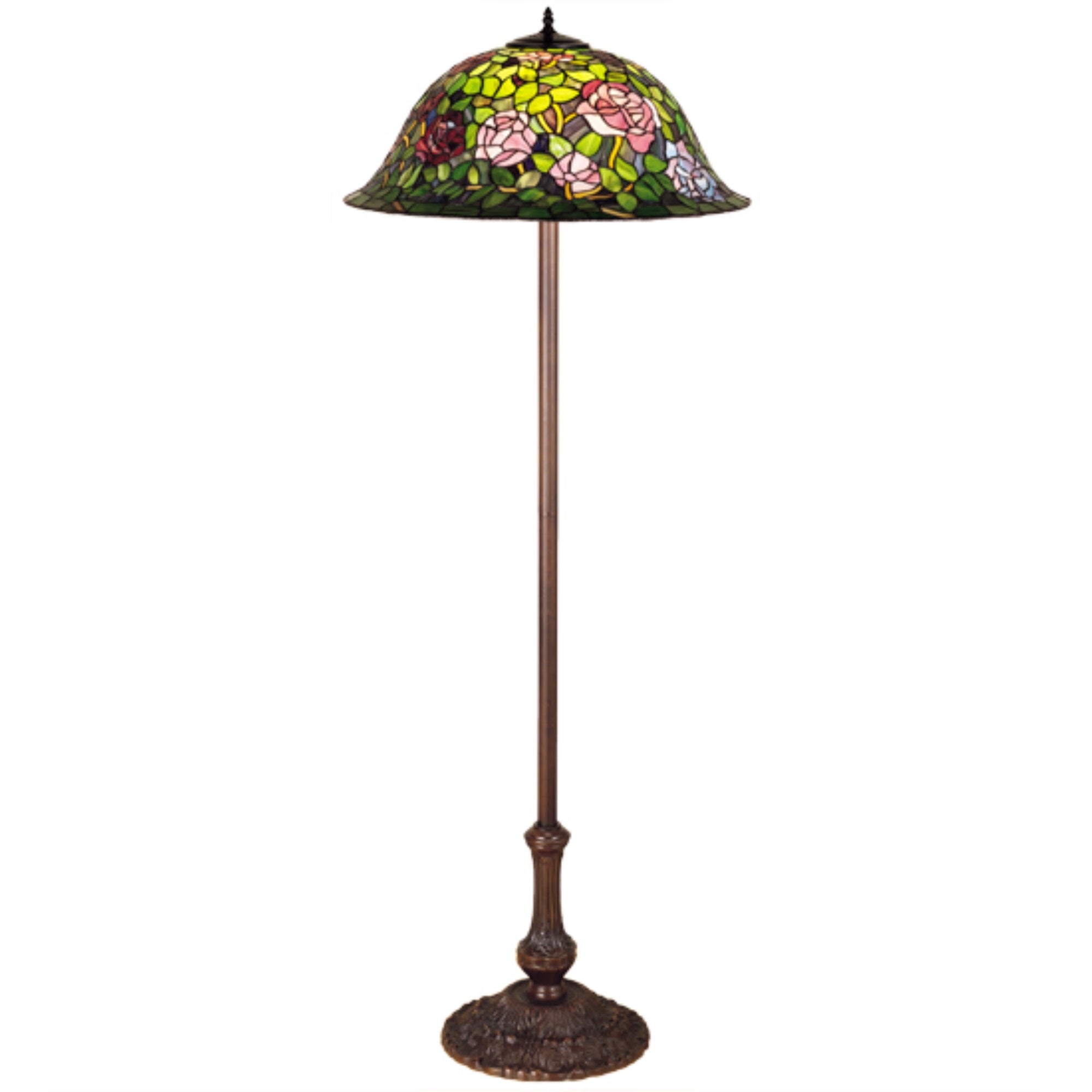 Meyda Tiffany Lighting 63in H Metal Pendant Model 30368 Bronze/Dark