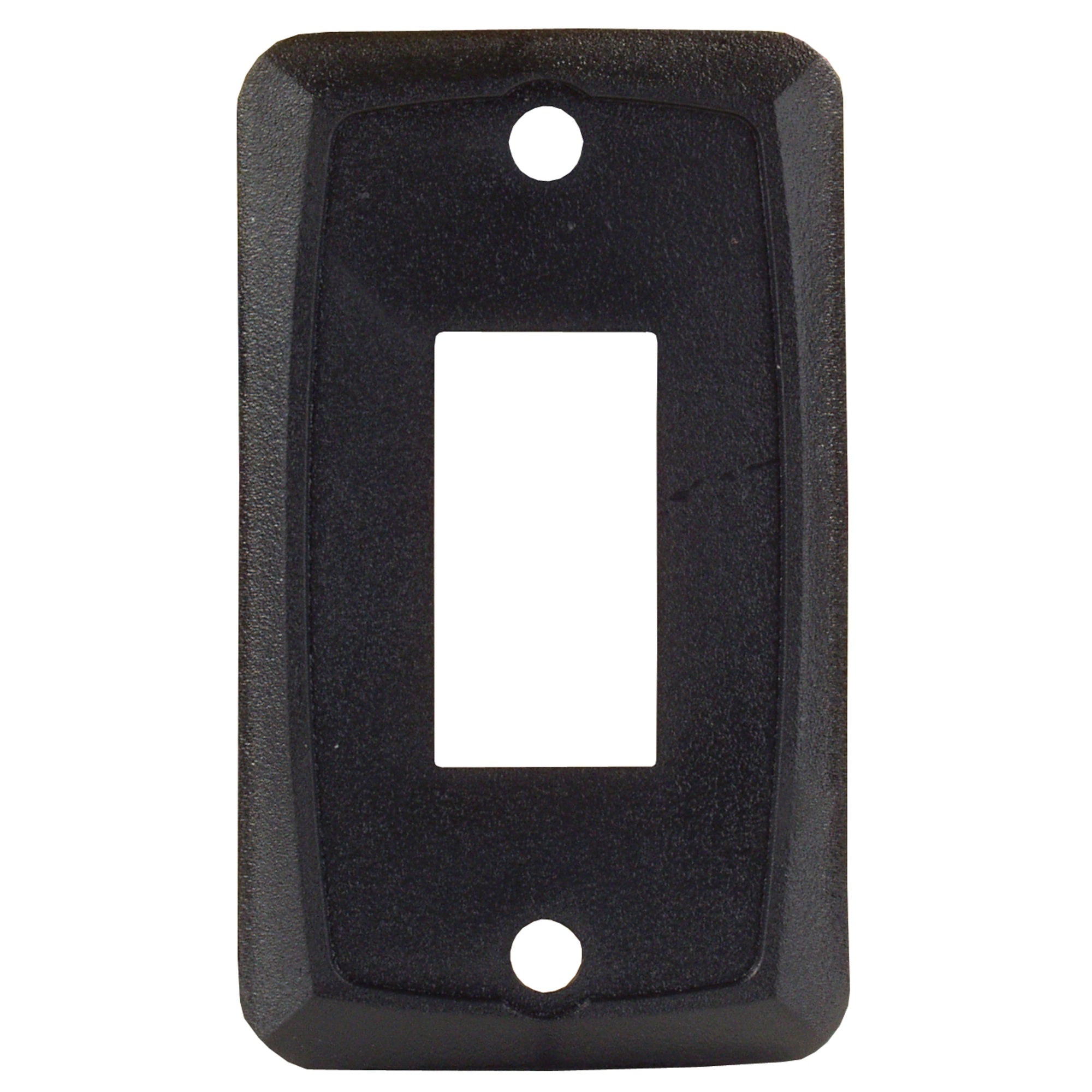 Jr Products 12851-5 Black Single Switch Wall Plate, (Pack Of 5)