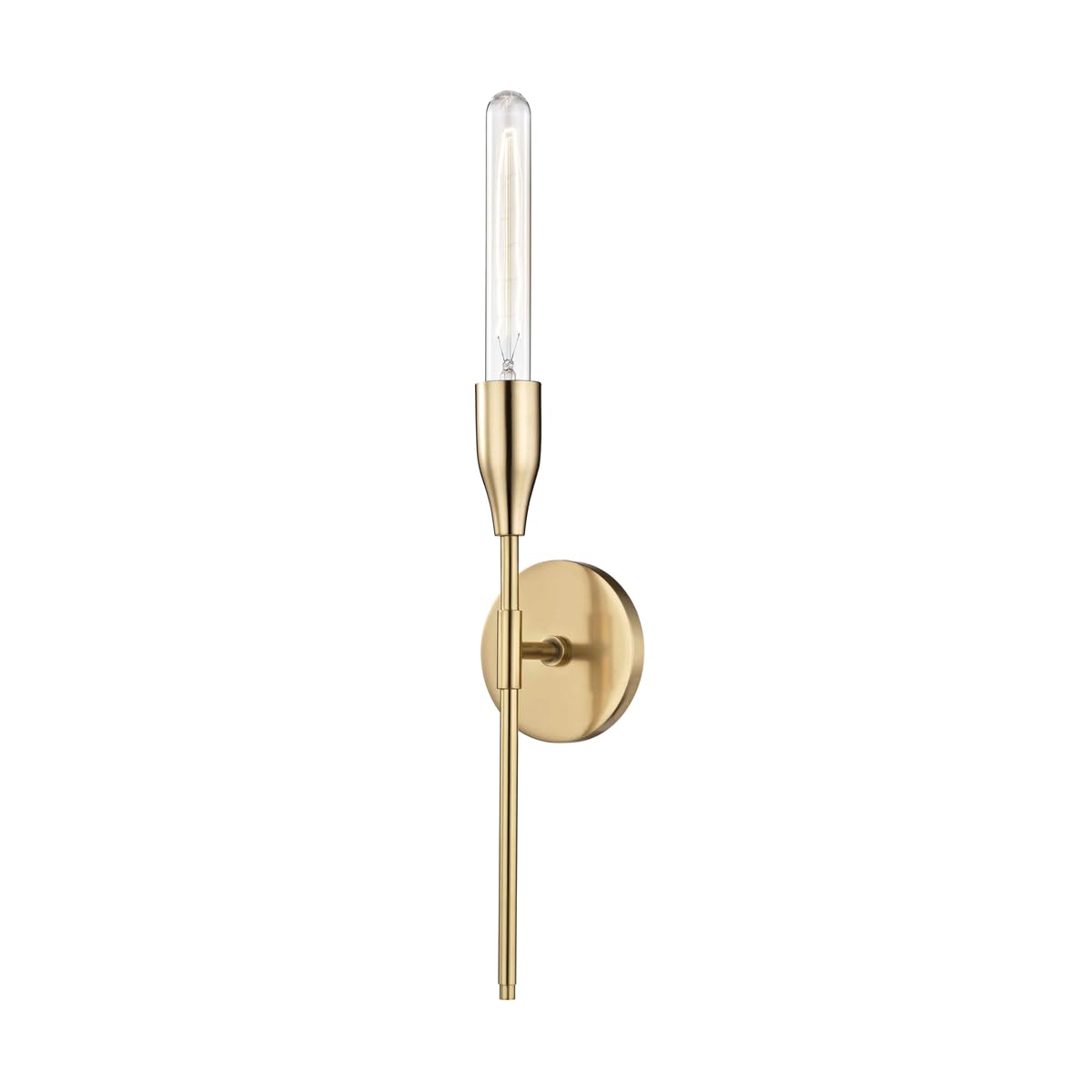 Mitzi H116101-AGB Tara - 1 Light Wall Sconce 23.5 inches Tall and 4.75 inches Wide - Aged Brass