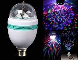 The Victory 360 Degree Rotating Disco Bulb for Home/Offices/Parties/Diwali Decoration (Multicolour) (Pack of - 1)