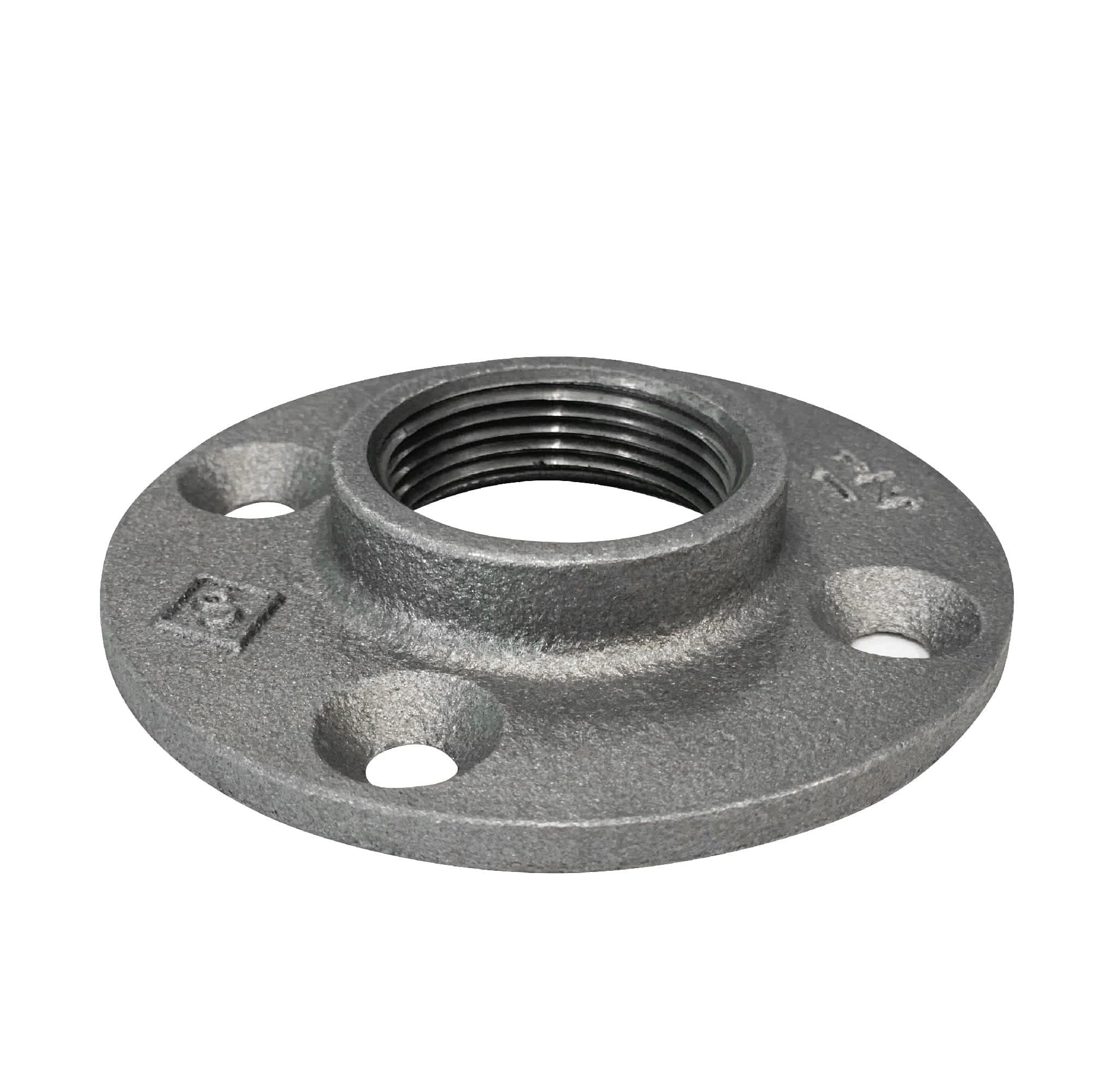 1 1/4 in. Black Floor Flange