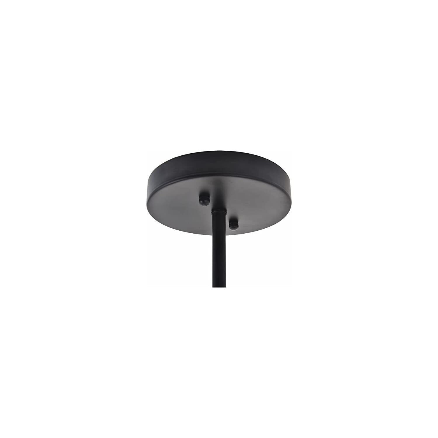 Living District Paragon 6 Light Matte Black and Brass Pendant